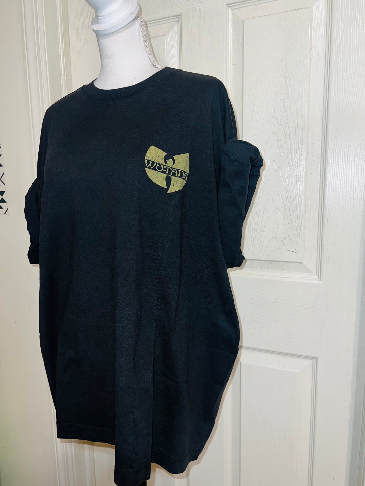 Wu-Tang Clan Double Sided Oversized Distressed Tee