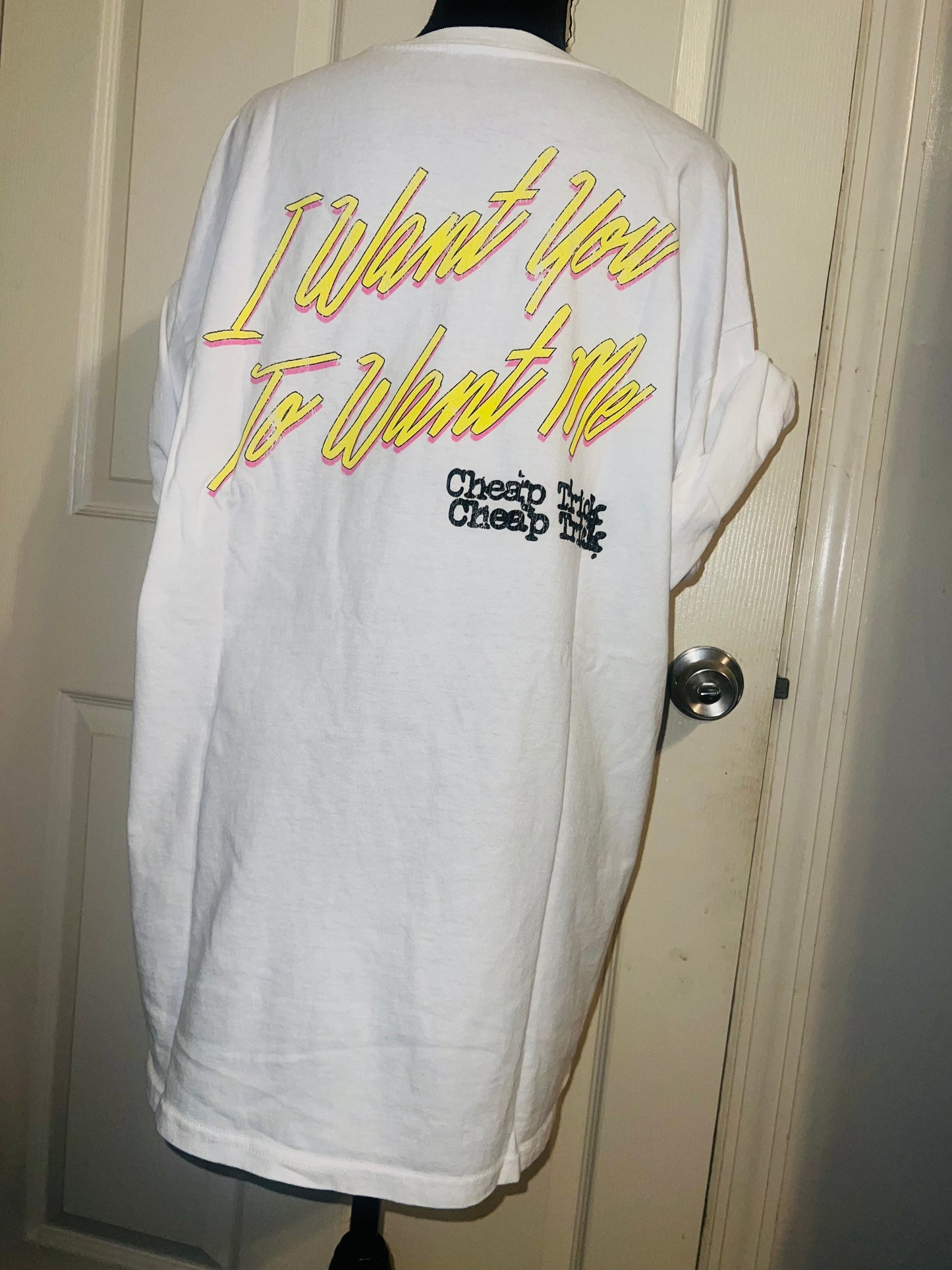 Cheap Trick Double Sided Oversized Tee