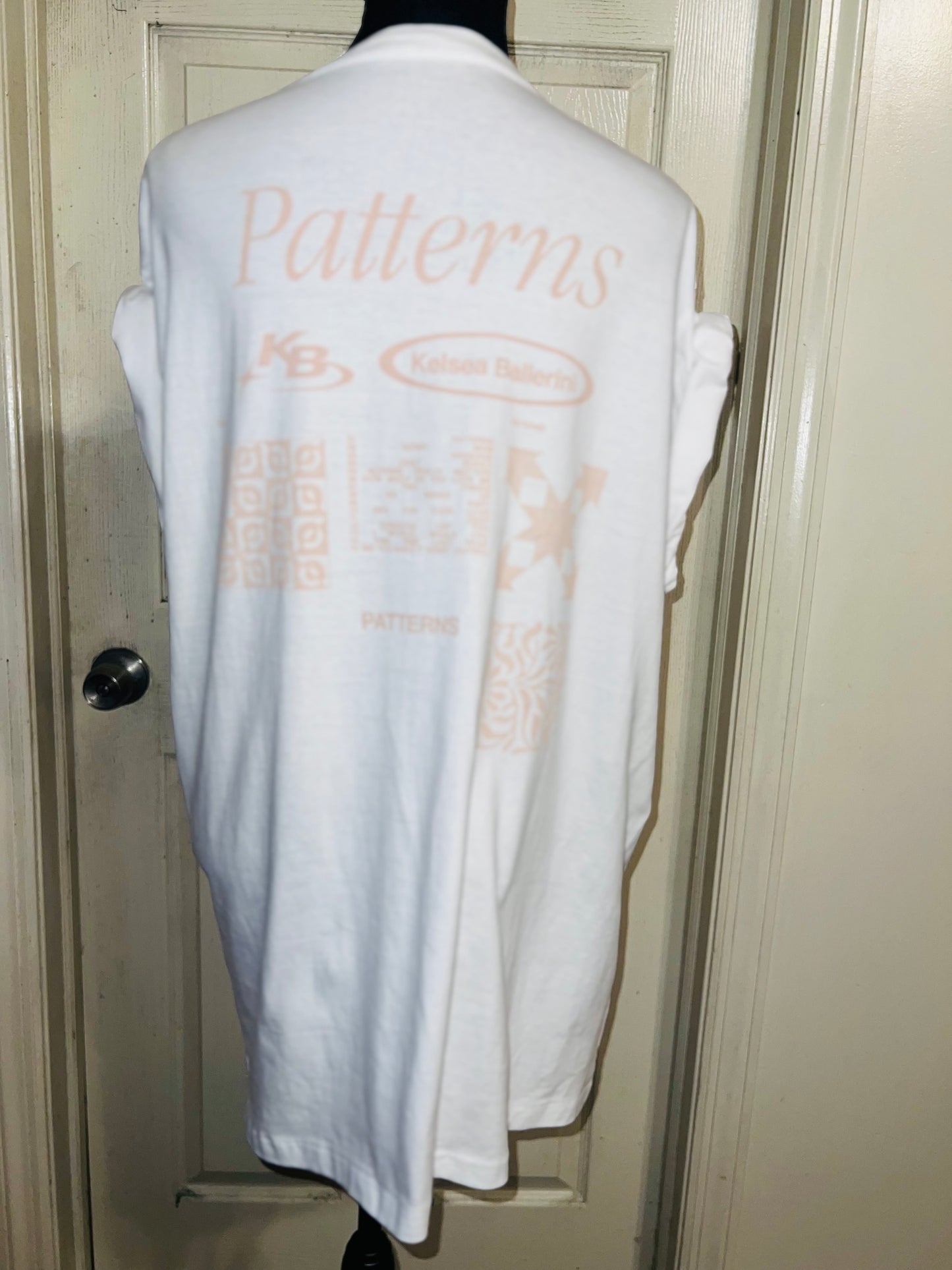 Kelsea Ballerini Oversized Double Sided Distressed Tour Tee