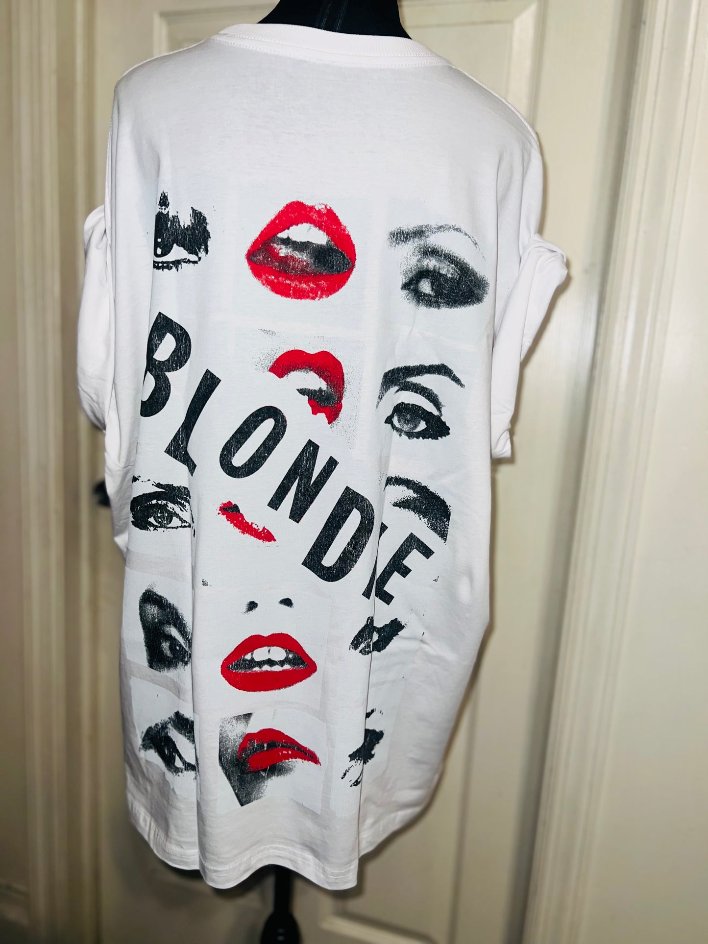 Blondie Double SIded Oversized Distressed Tee