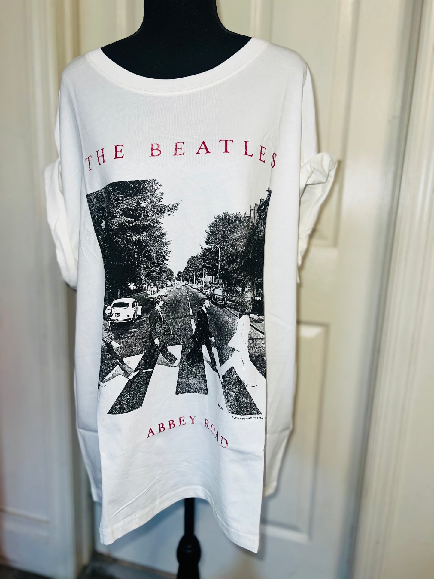 The Beatles Oversized Distressed Tee