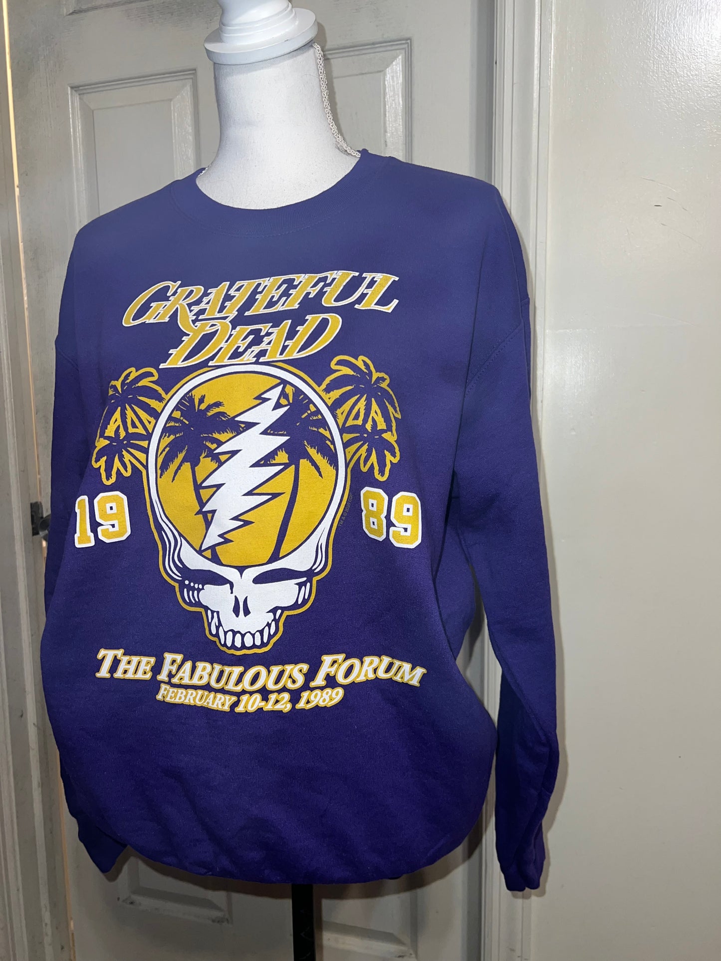 Grateful Dead Oversized Distressed Sweatshirt