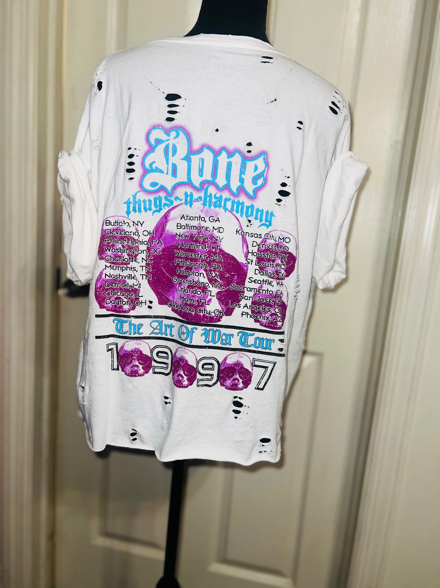 (Copy) Bone Thugs n Harmony Double Sided Oversized Distressed Tee