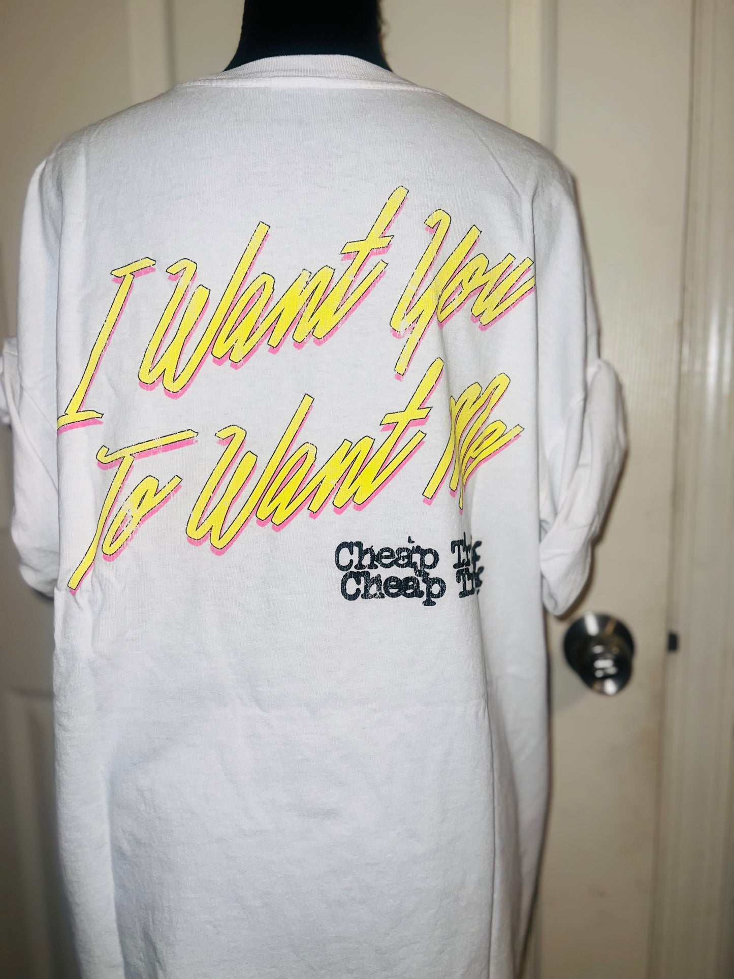 Cheap Trick Double Sided Oversized Tee