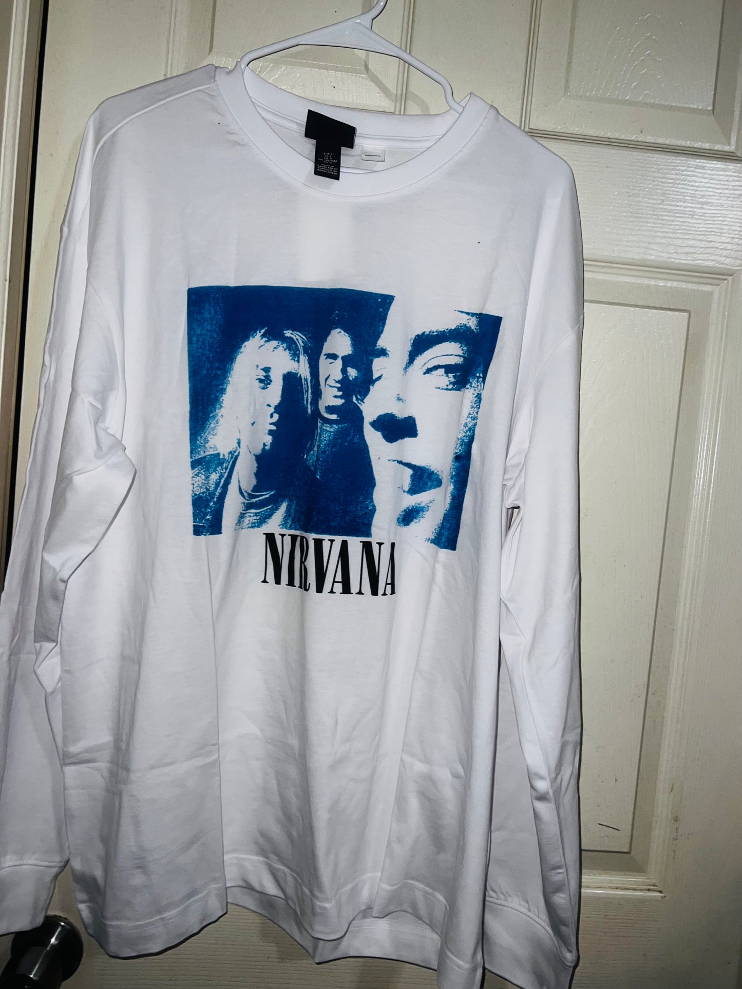 Nirvana Long Sleeve Oversized Shirt
