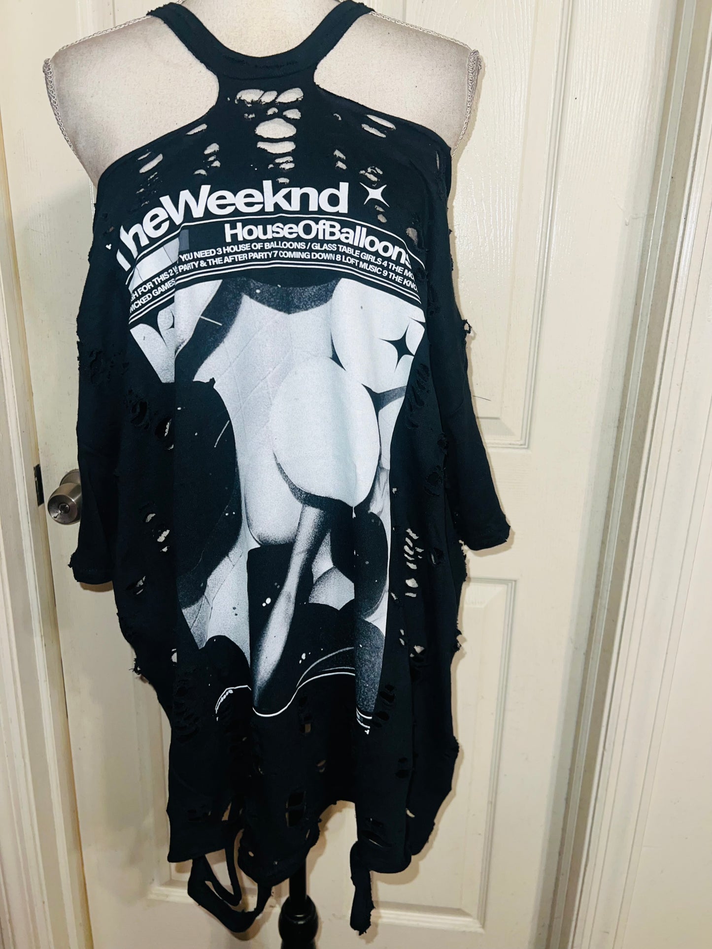 The Weeknd HOB Oversized Distressed Tee