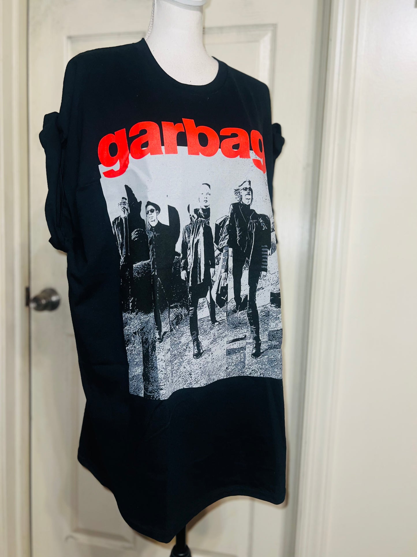 Garbage Oversized Distressed Tee