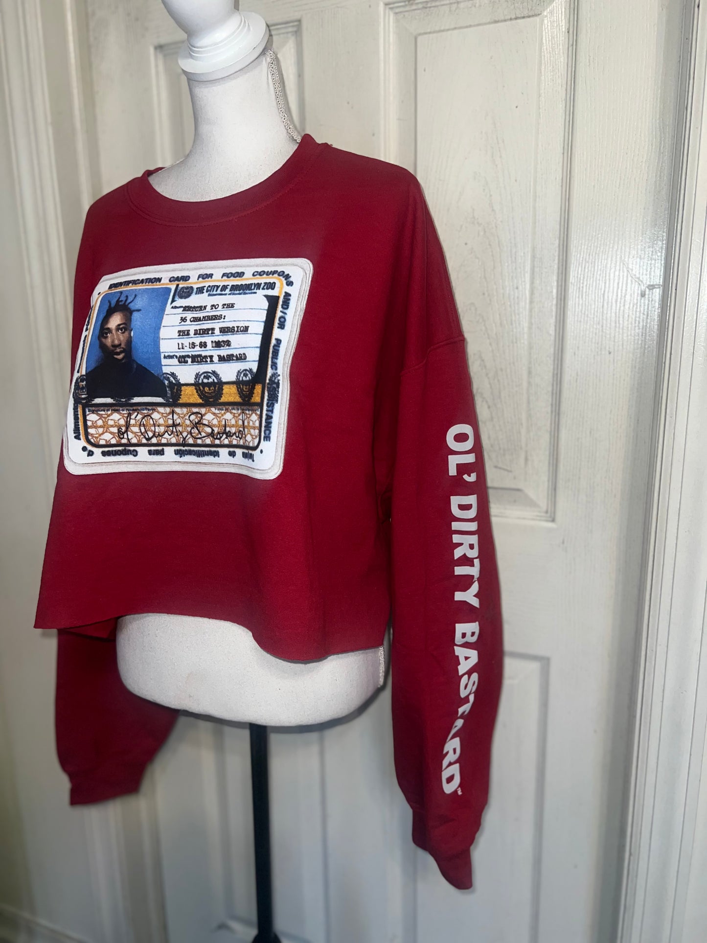 Ol’ Dirty Bastard Oversized Distressed Sweatshirt