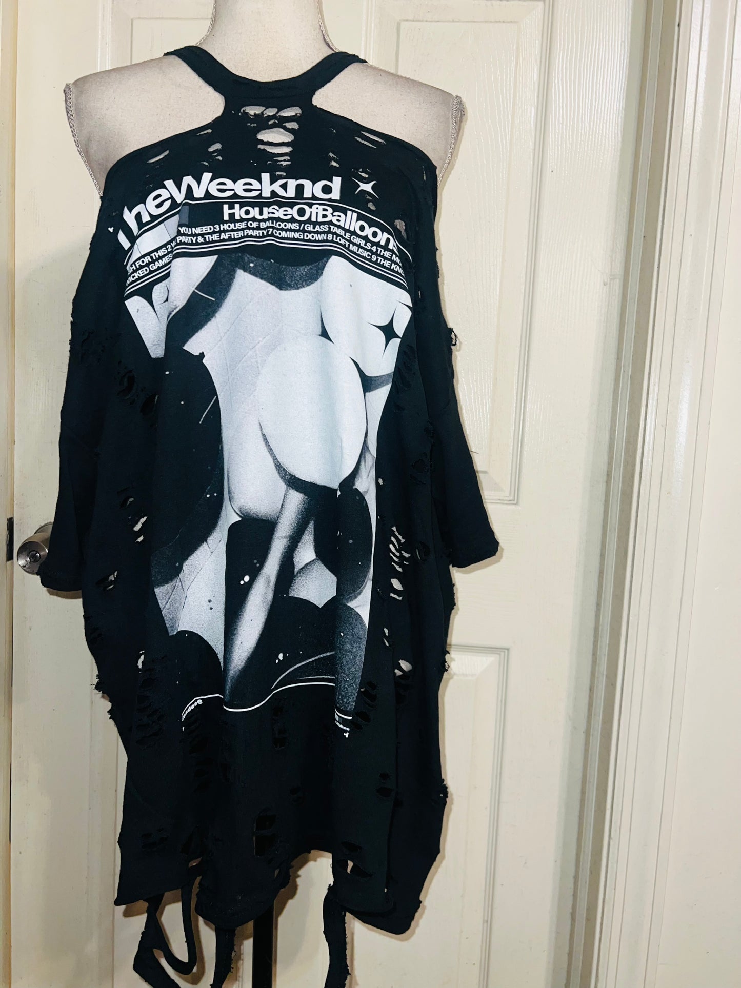 The Weeknd HOB Oversized Distressed Tee