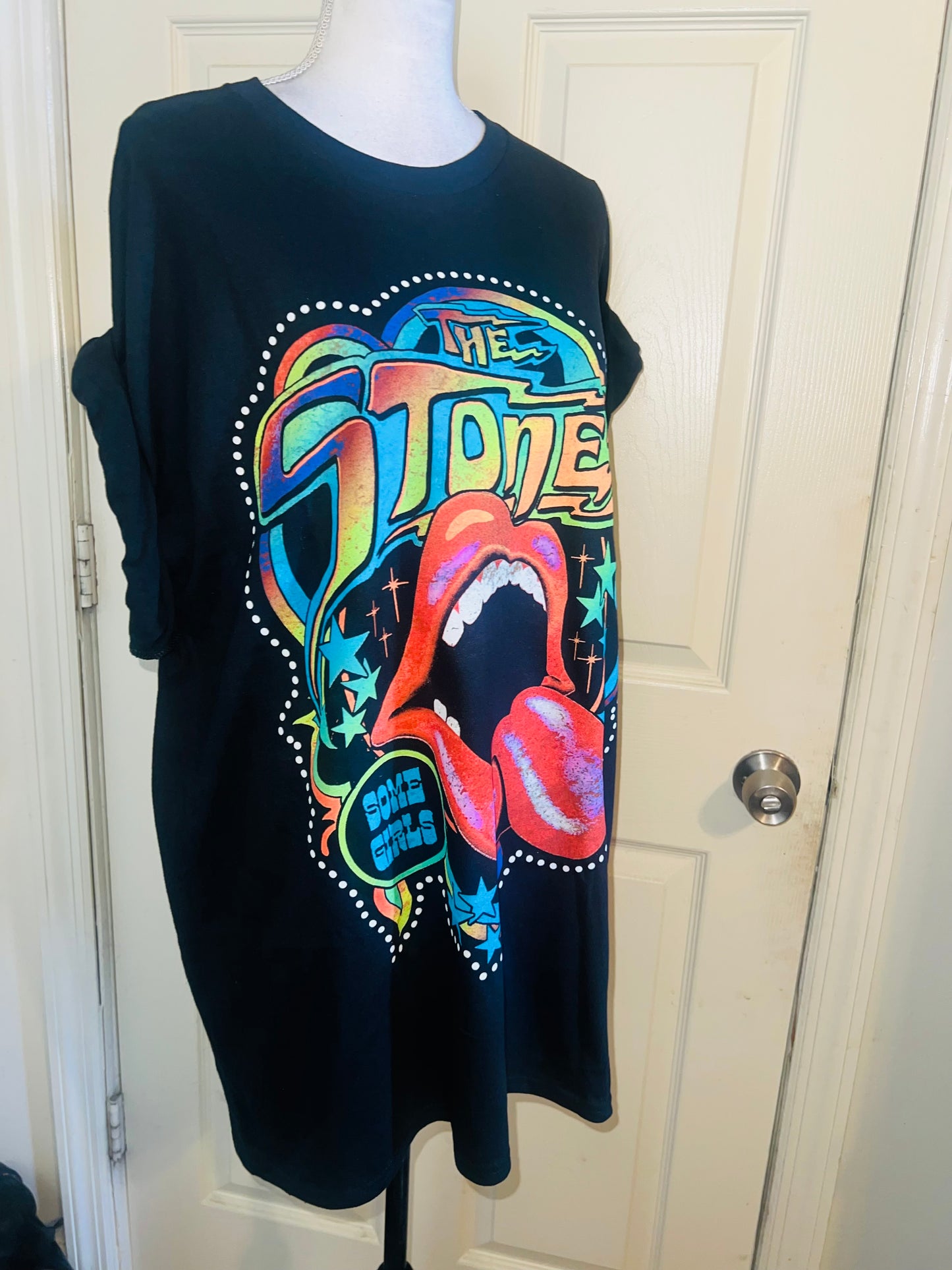 Rolling Stones Oversized Distressed Tee