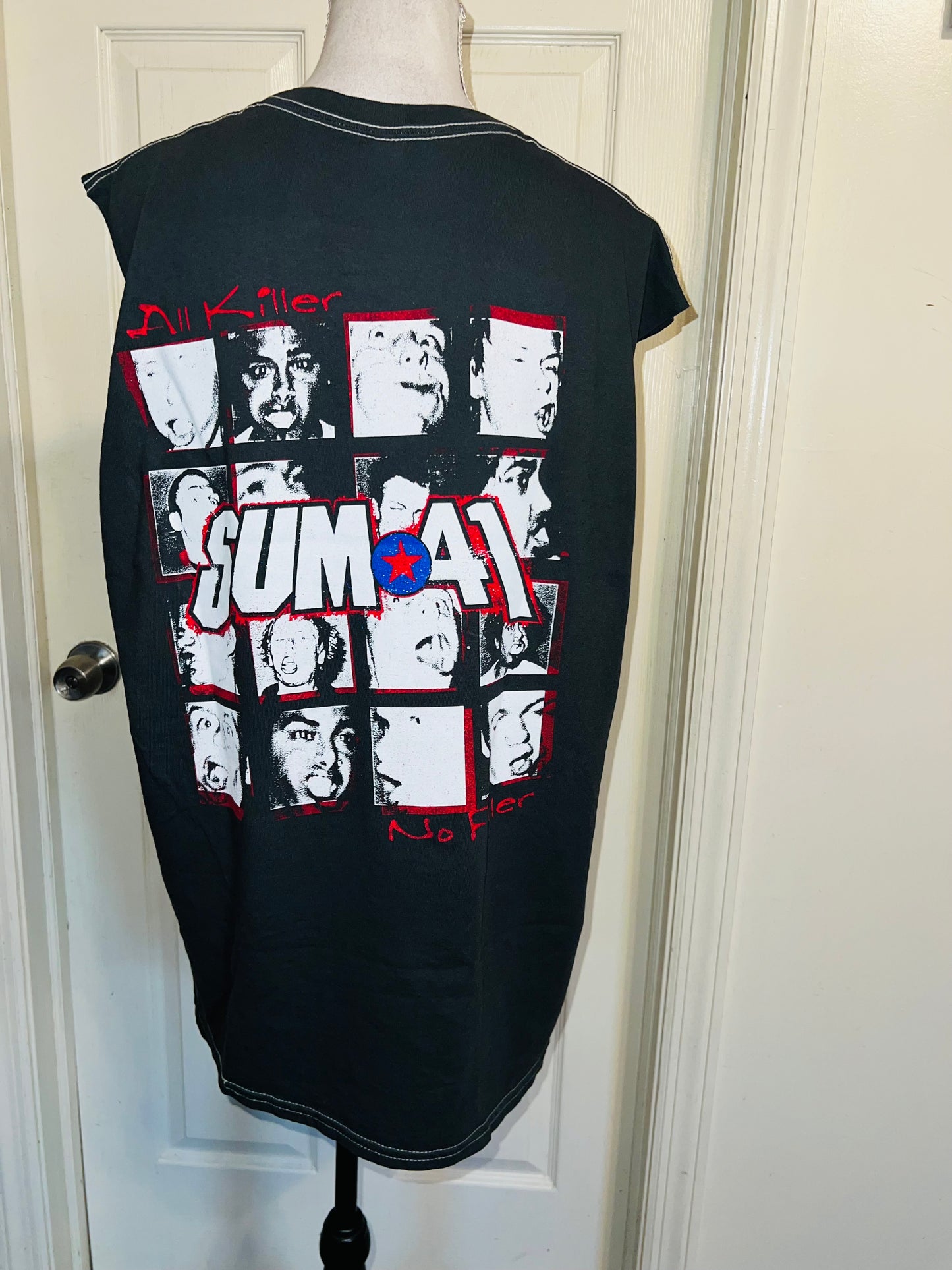 Sum 41 Double Sided Oversized Distressed Tank