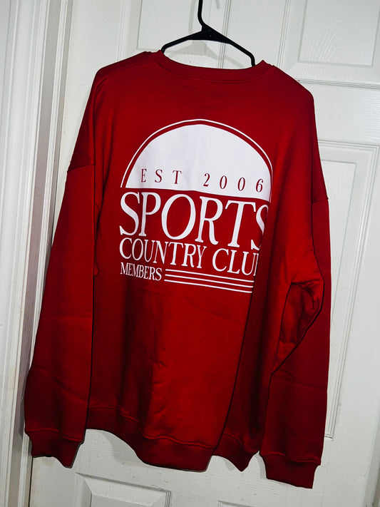 Sports Country Club Oversized Sweatshirt