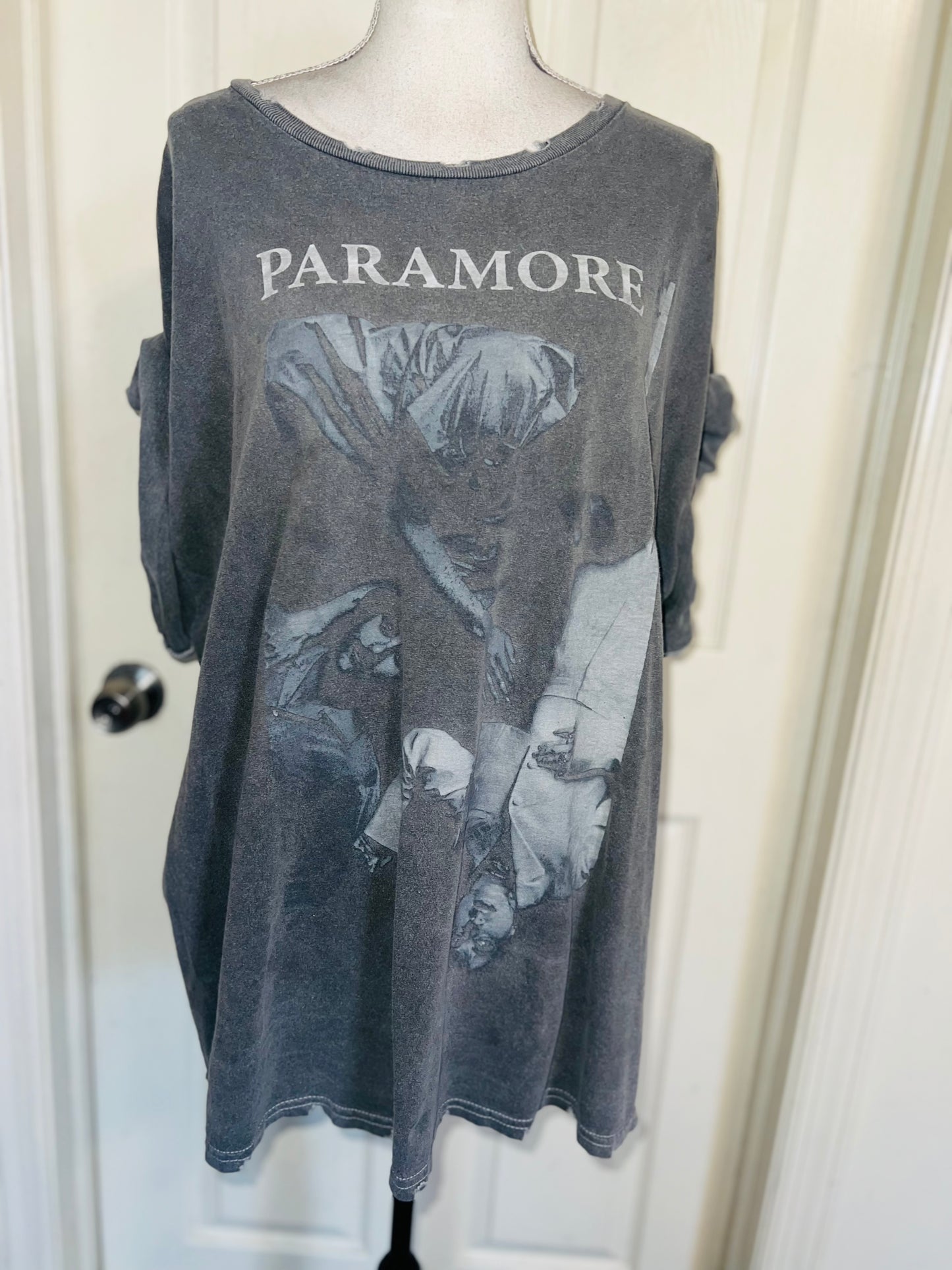 Paramore Oversized Distressed Tee