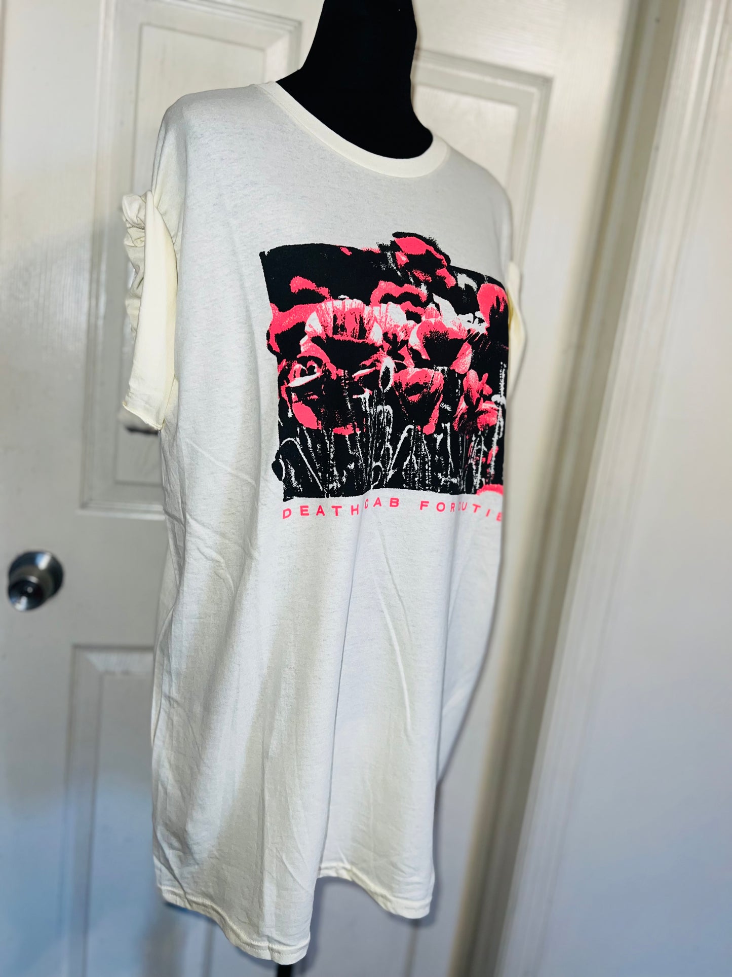 Death Cab for Cutie Oversized Distressed Tee