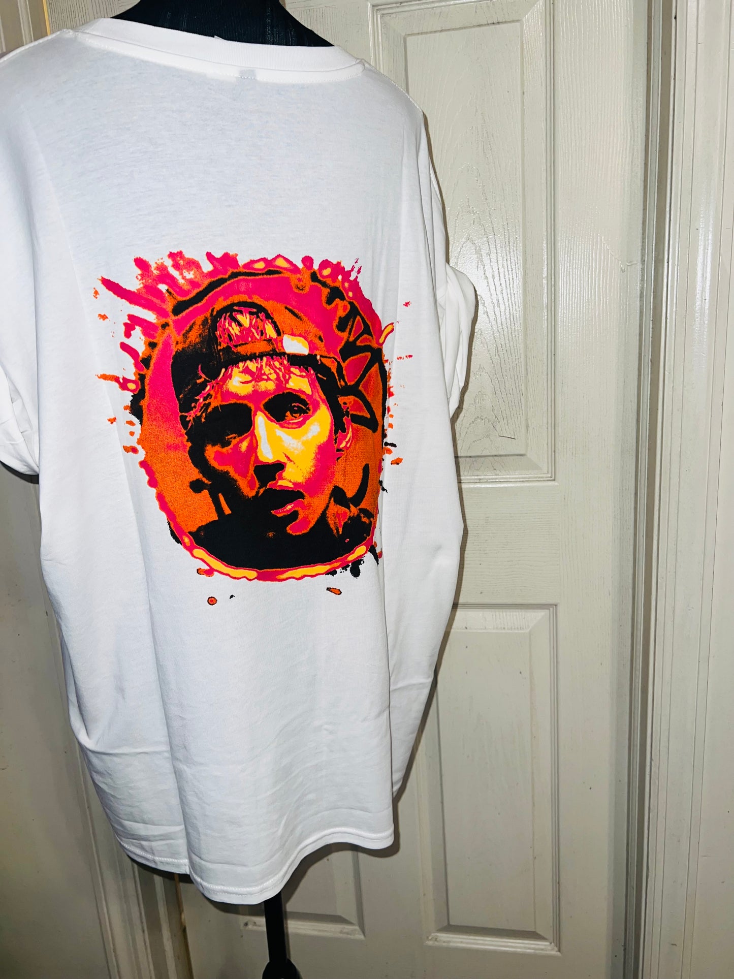 Rush Double Sided Oversized Distressed Tee