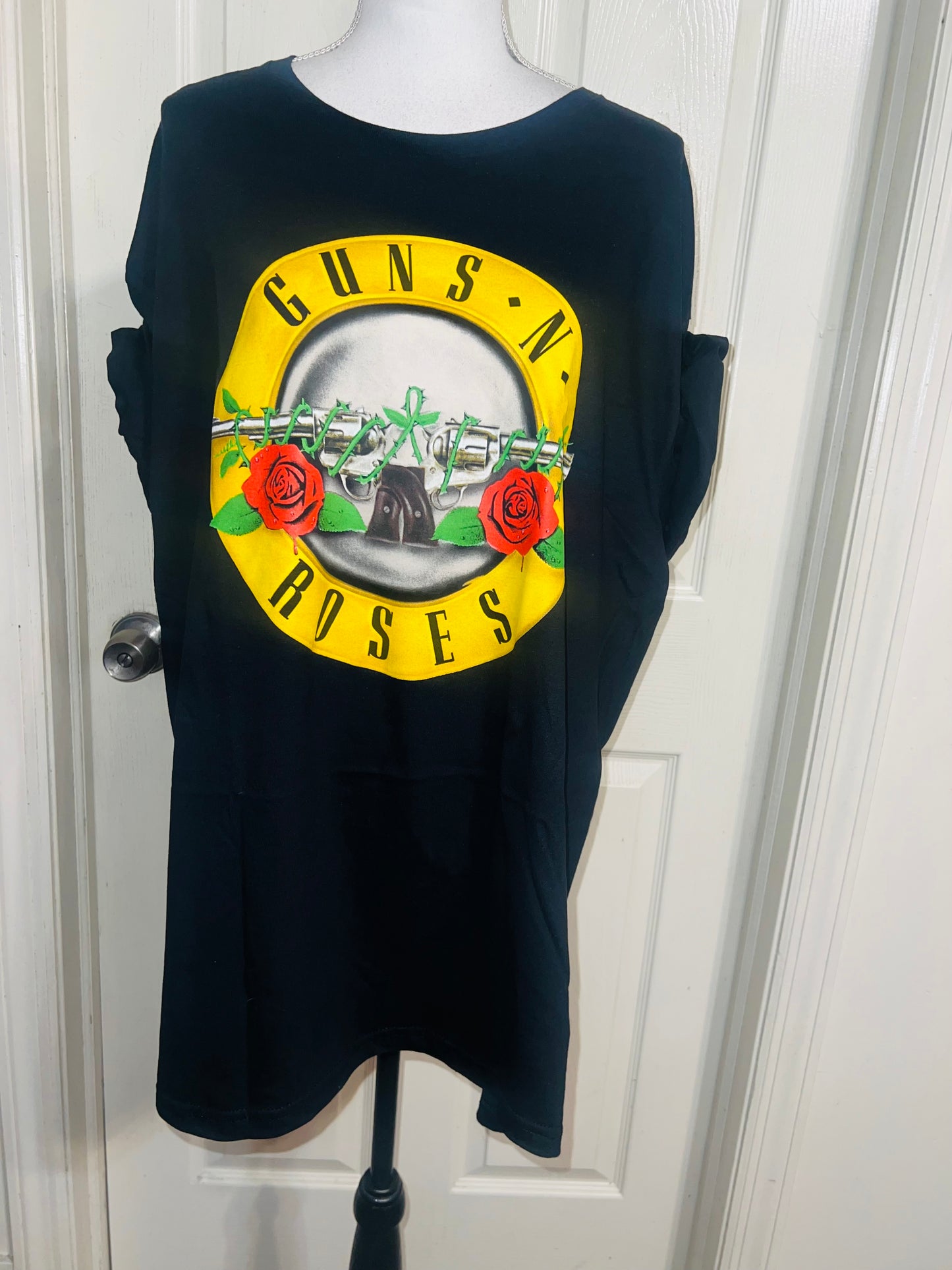 Guns n Roses Oversized Distressed Tee