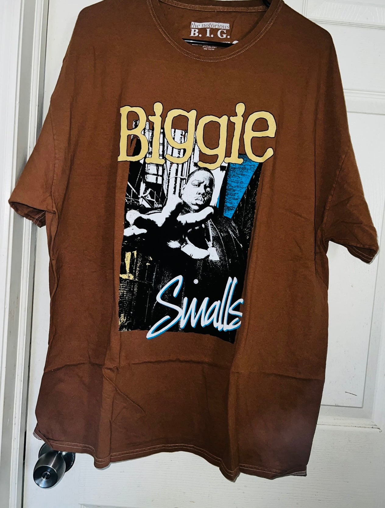 Biggie Smalls Oversized Distressed T-Shirt