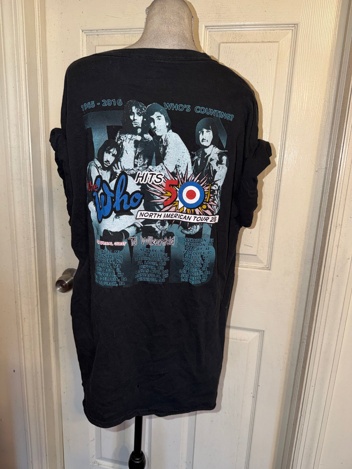 The Who Oversized Distressed Tee