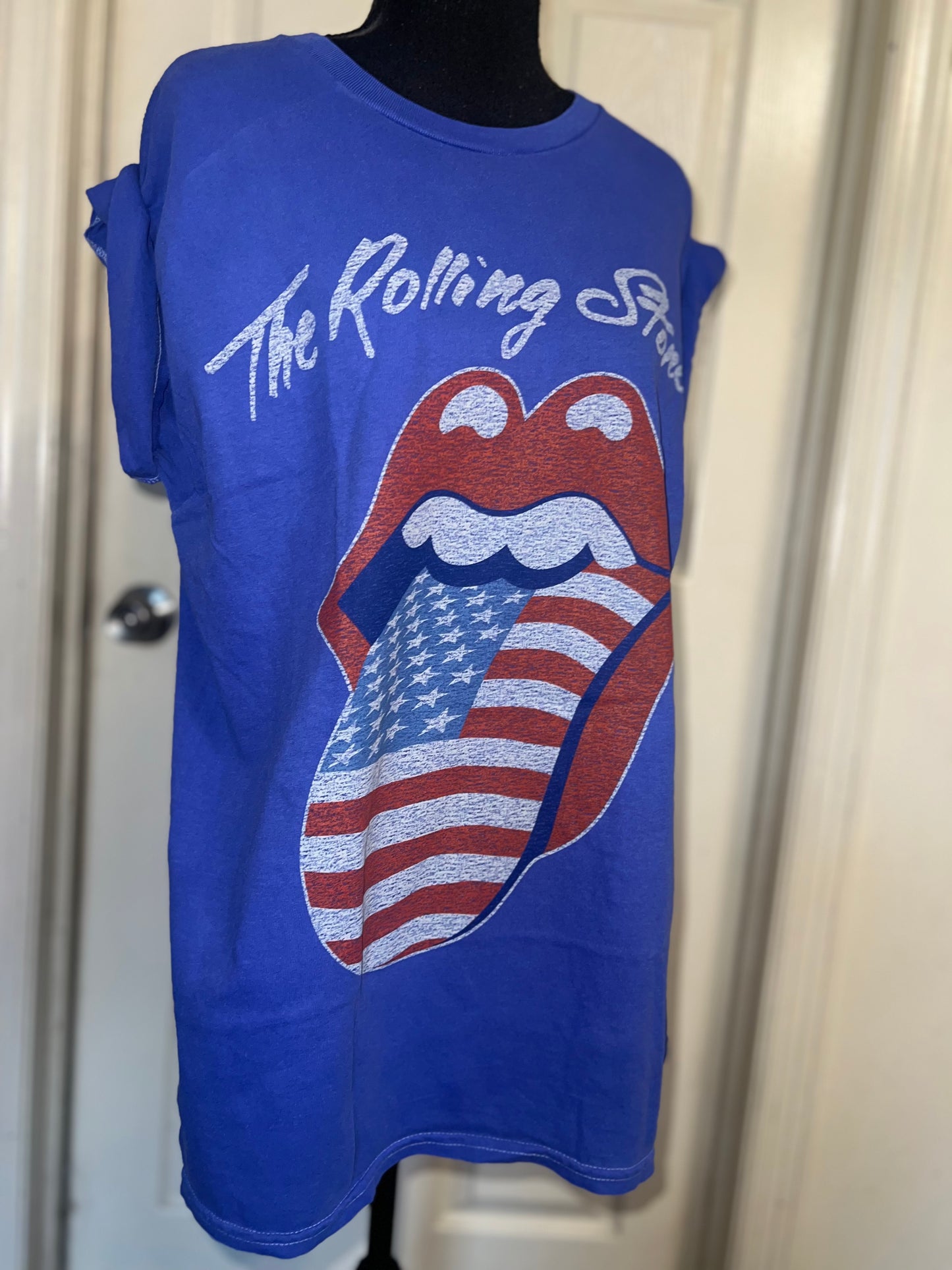 The Rolling Stones Oversized Distressed Tee