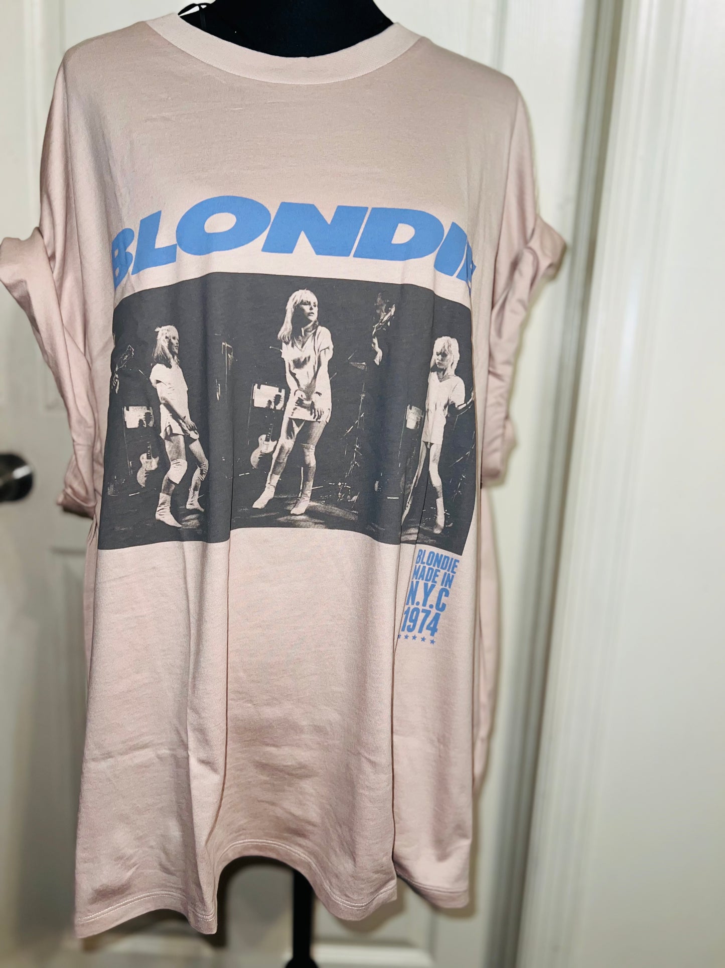 Blondie Oversized Distressed Tee