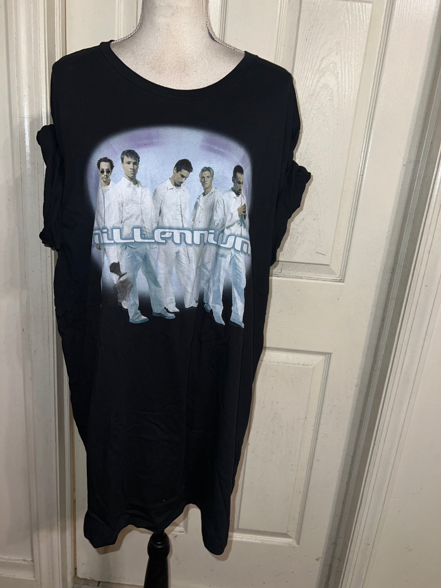Backstreet Boys Oversized Distressed Tee