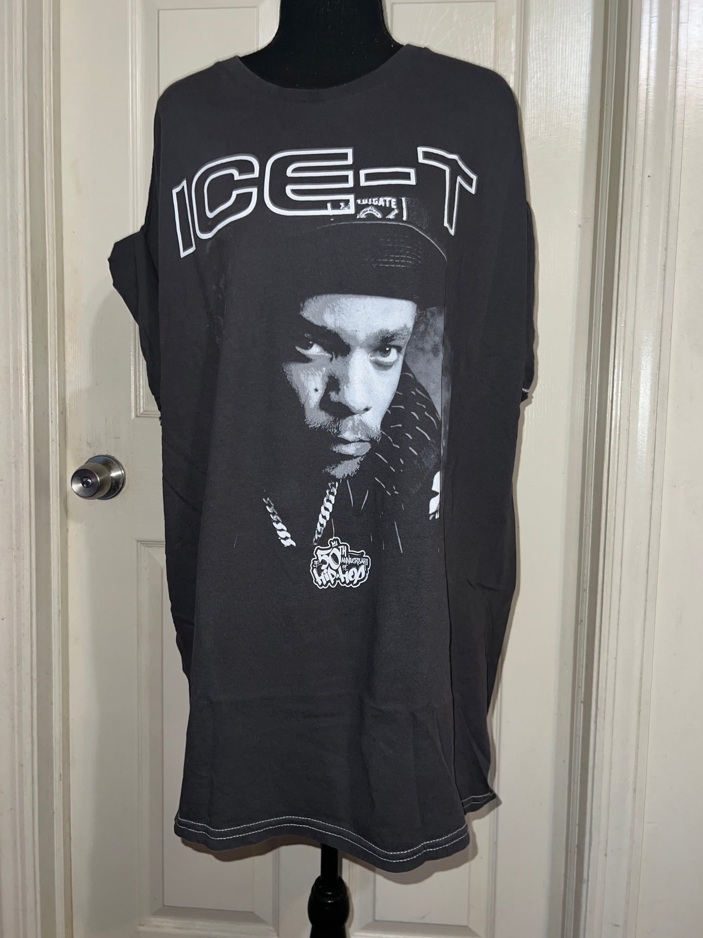 Ice-T Oversized Distressed Tee