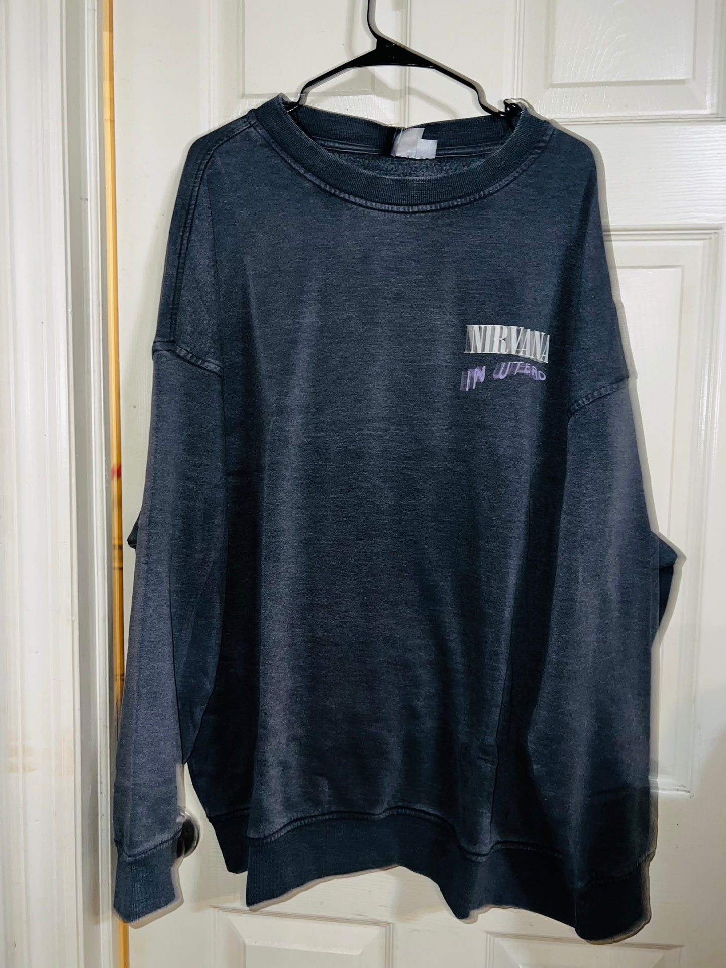 Nirvana Oversized Double Sided Sweatshirt