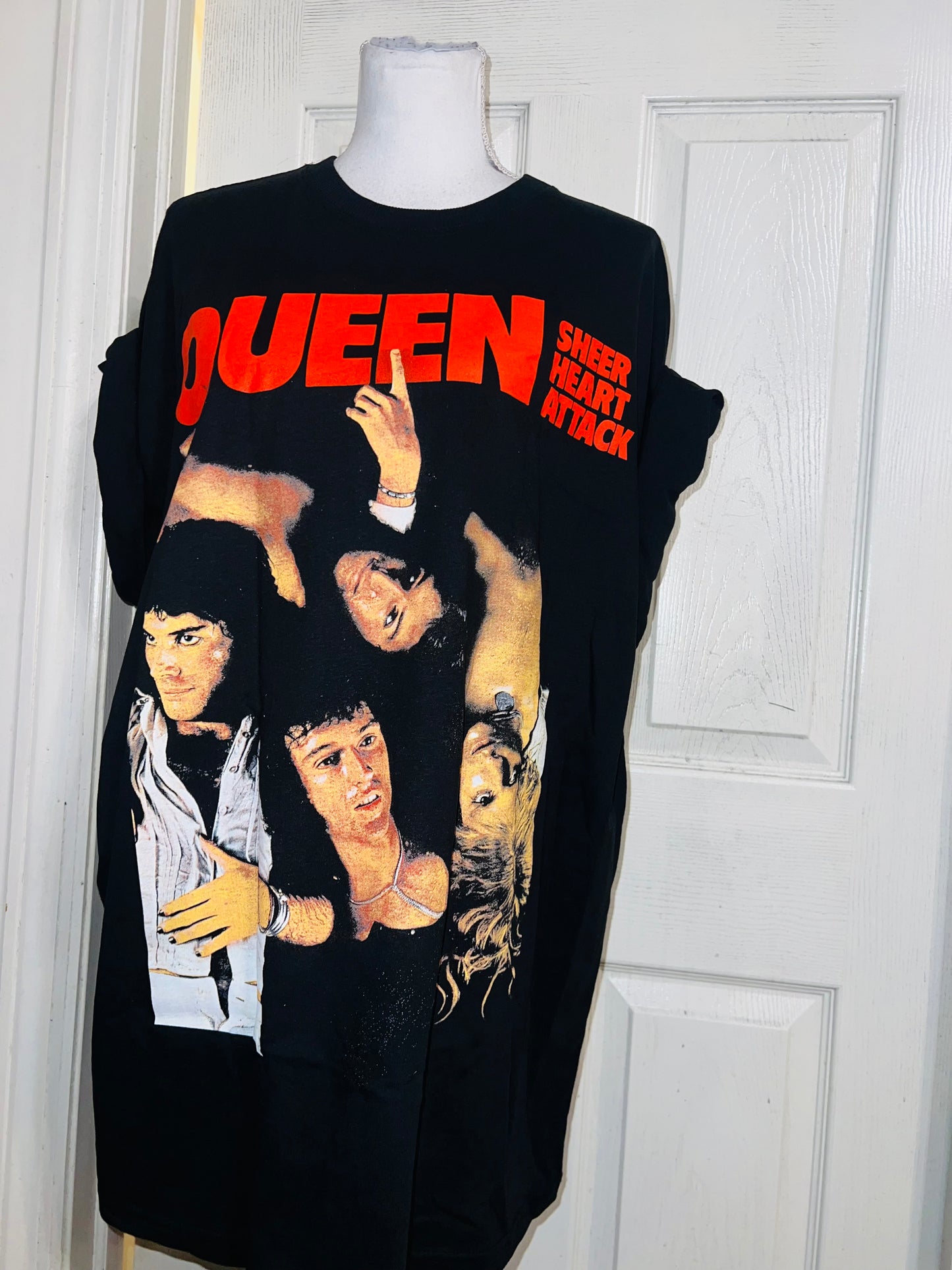 Queen Oversized Distressed Tee