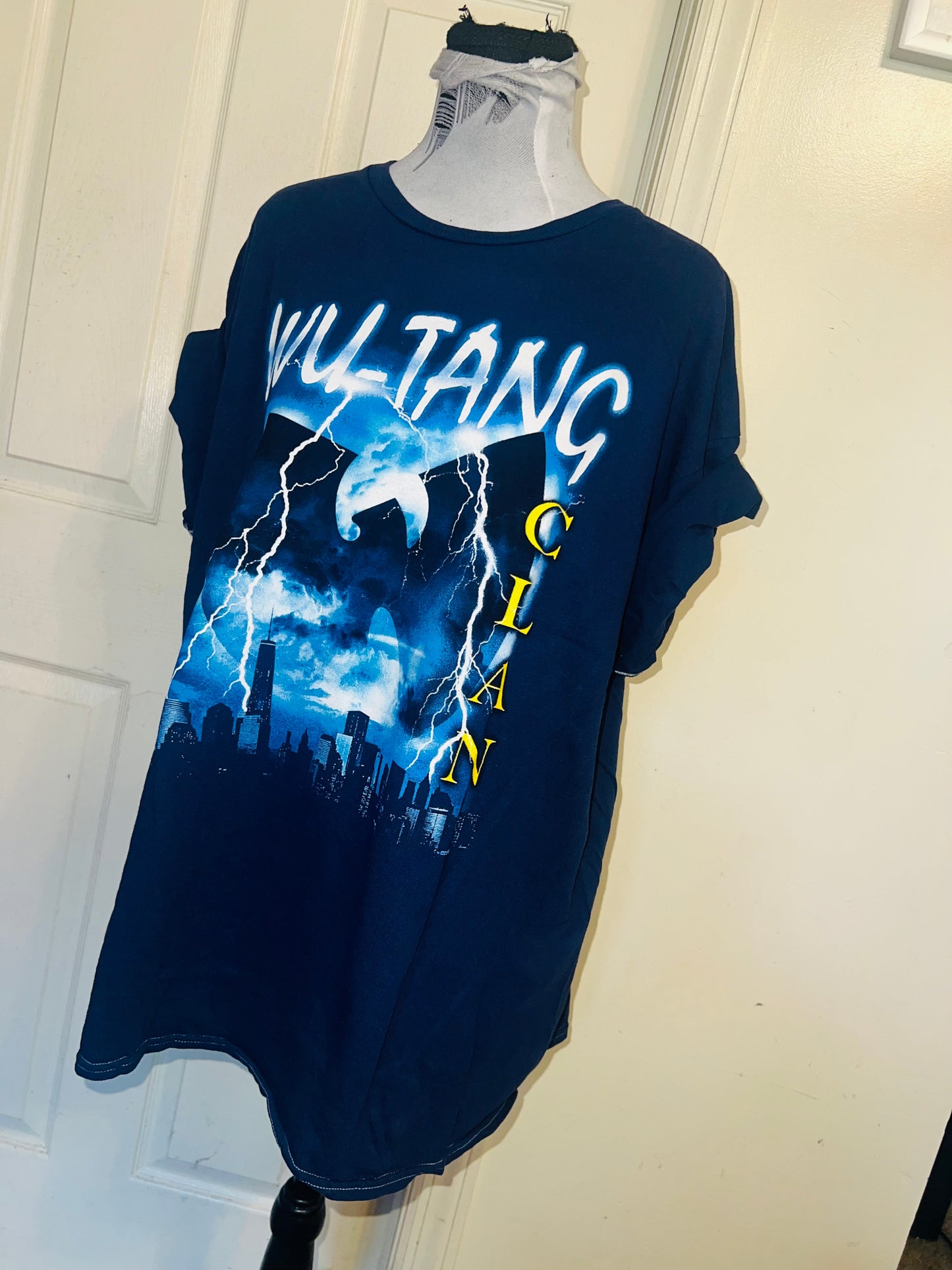 Wu-Tang Clan Oversized Distressed Tee