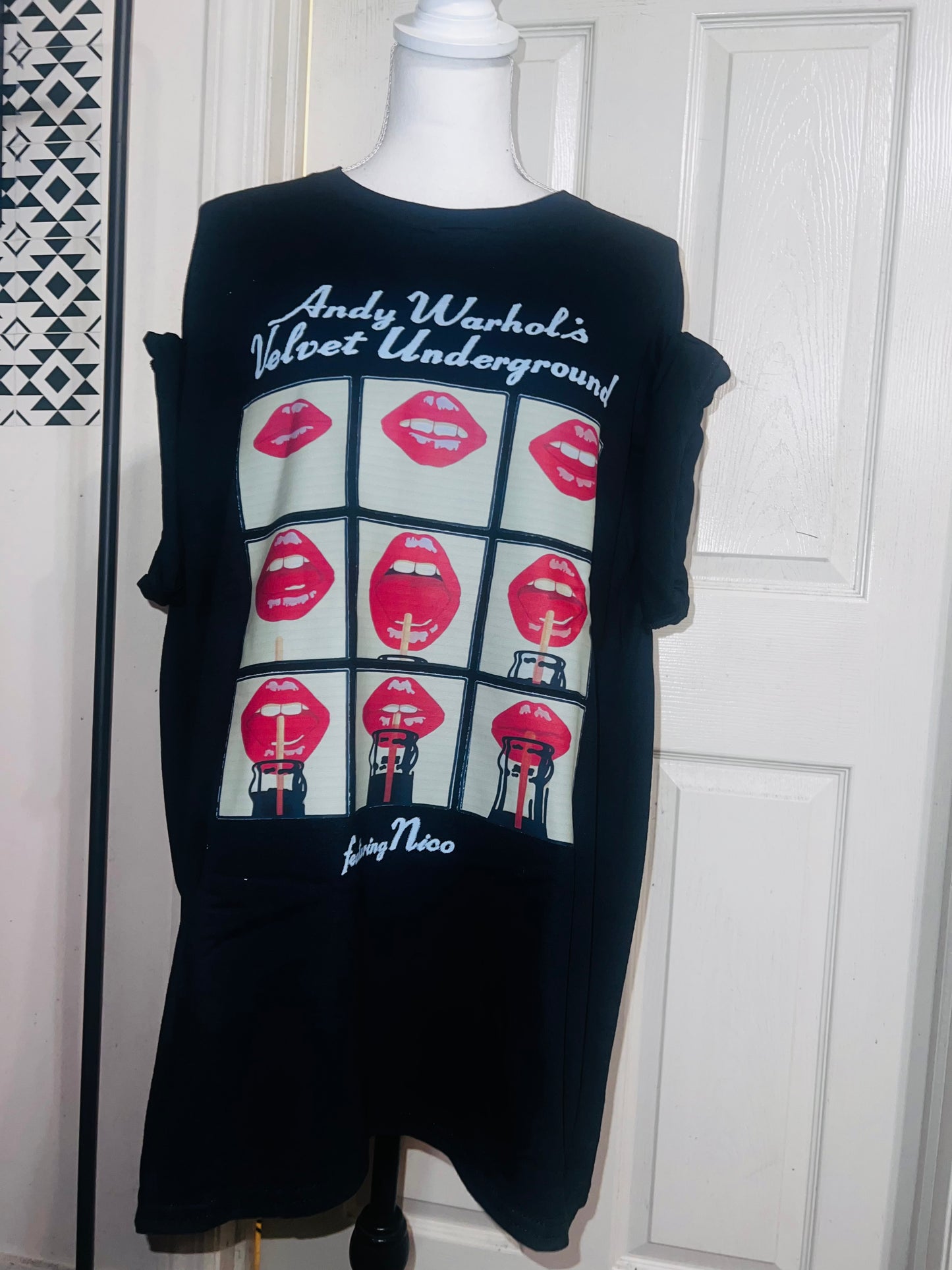The Velvet Underground and Nico Oversized Distressed Tee