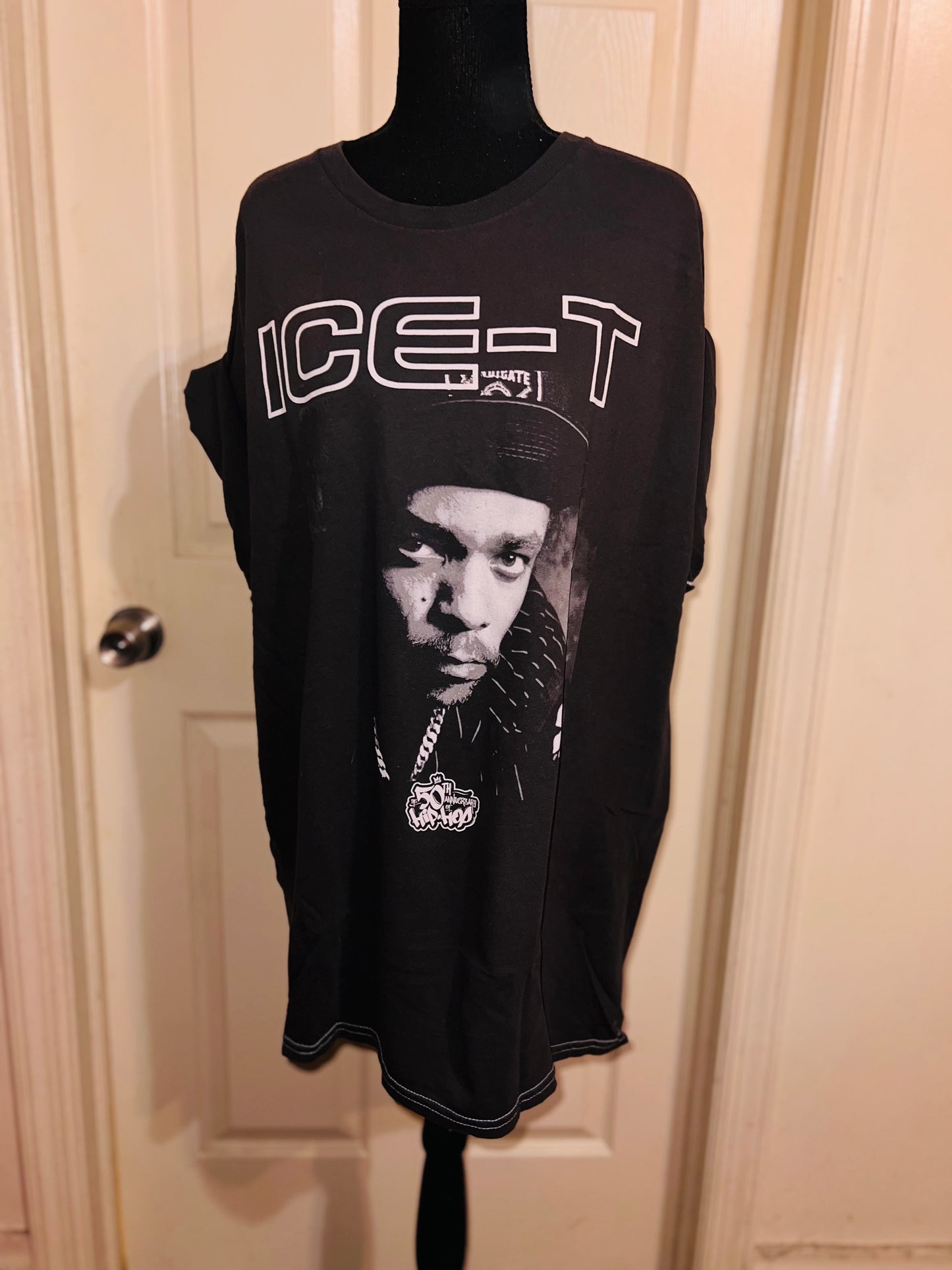 Ice-T Oversized Distressed Tee