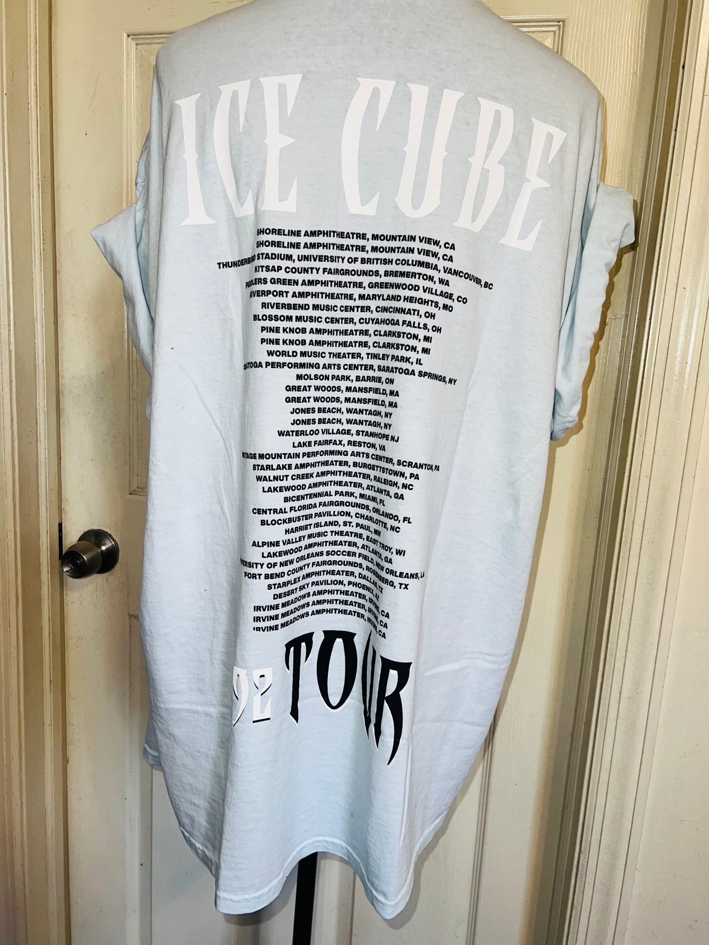 Ice Cube Double Sided Oversized Distressed Tee