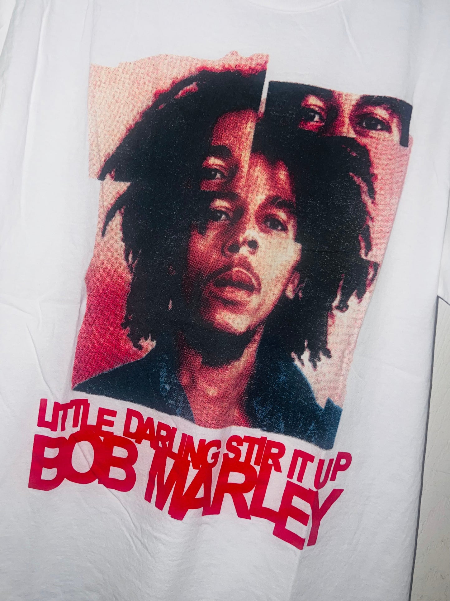 Bob Marley Oversized Distressed Tee
