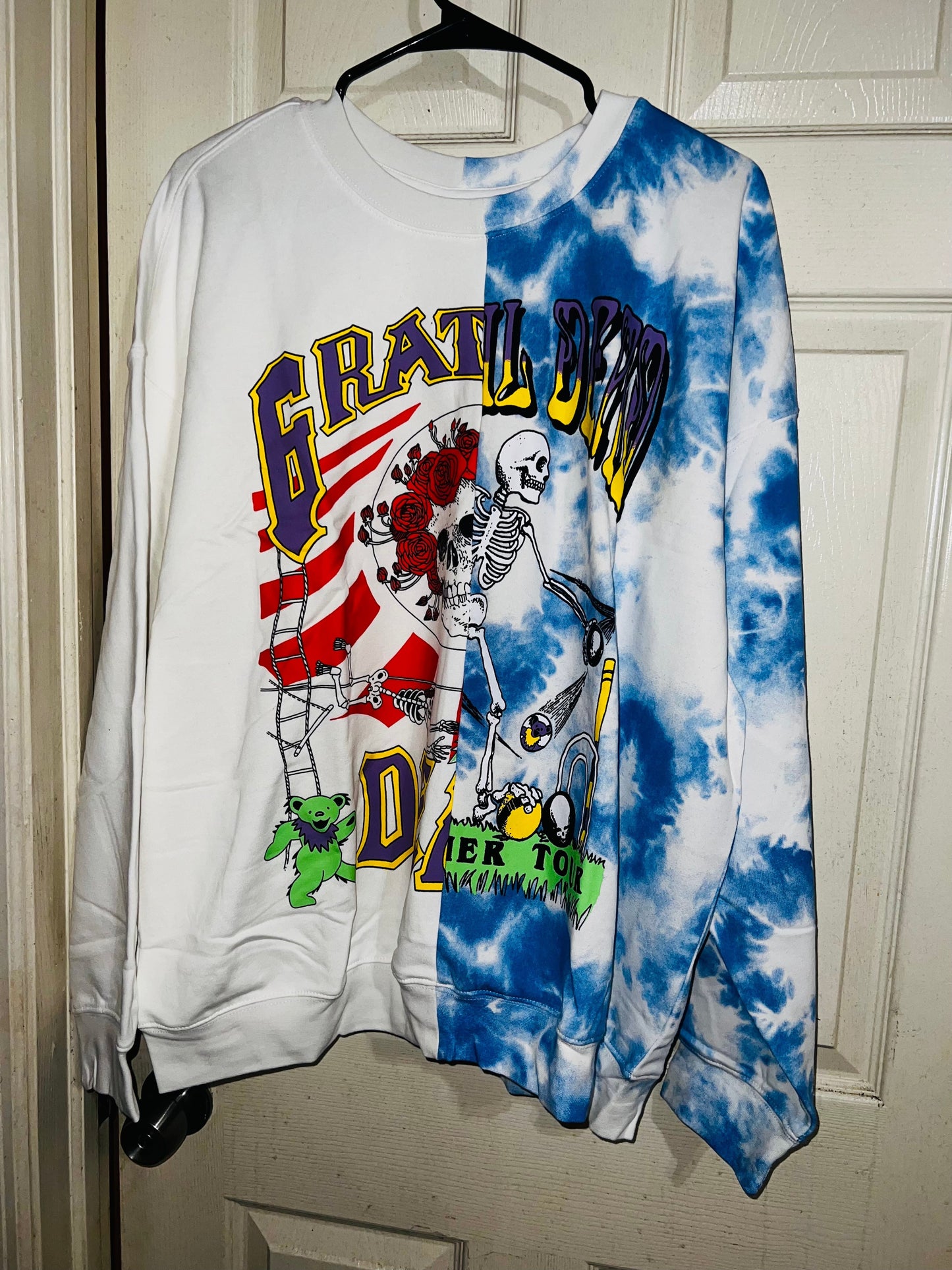 Grateful Dead Oversized Split Sweatshirt