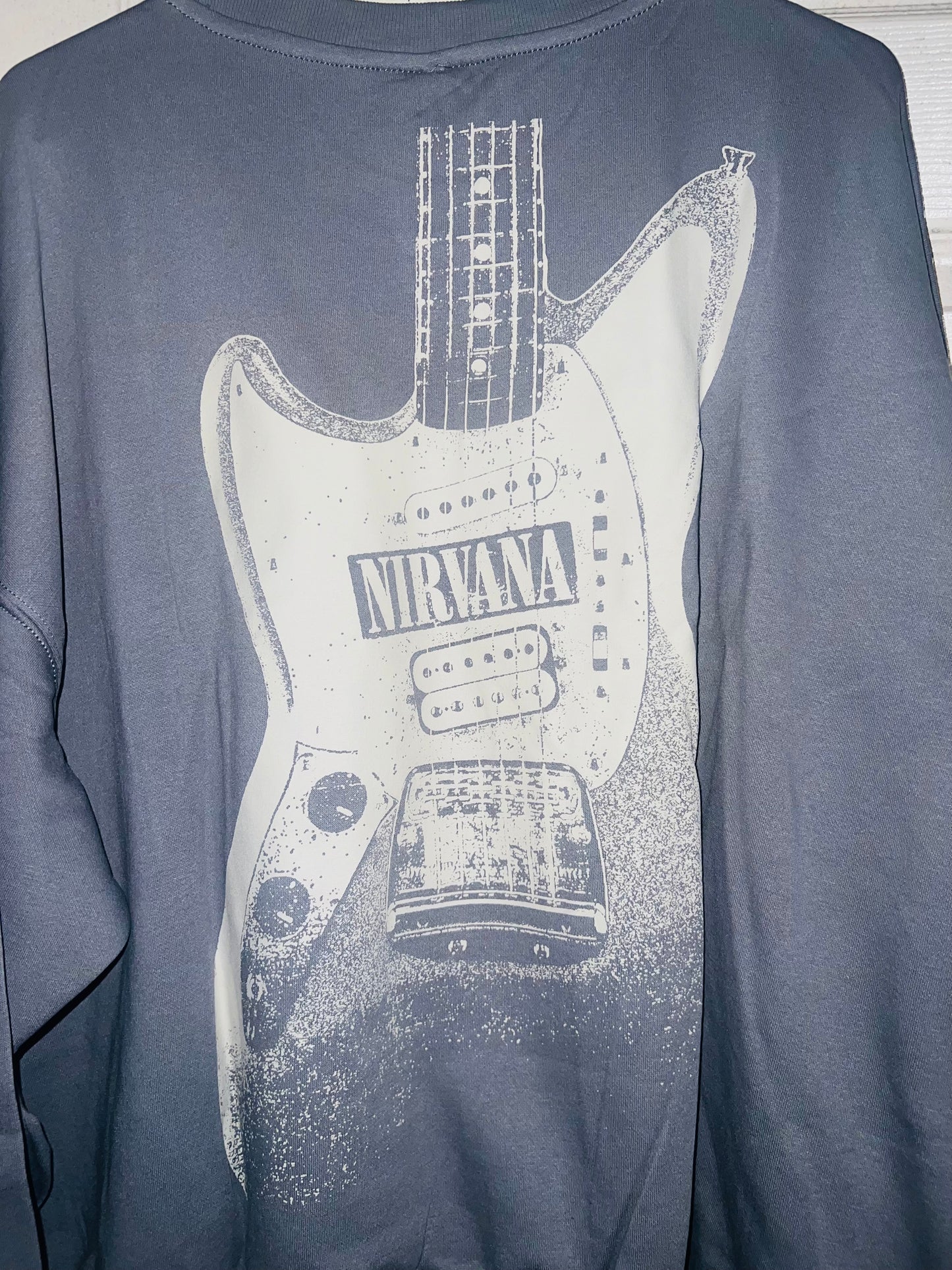 Nirvana Double Sided Oversized Sweatshirt