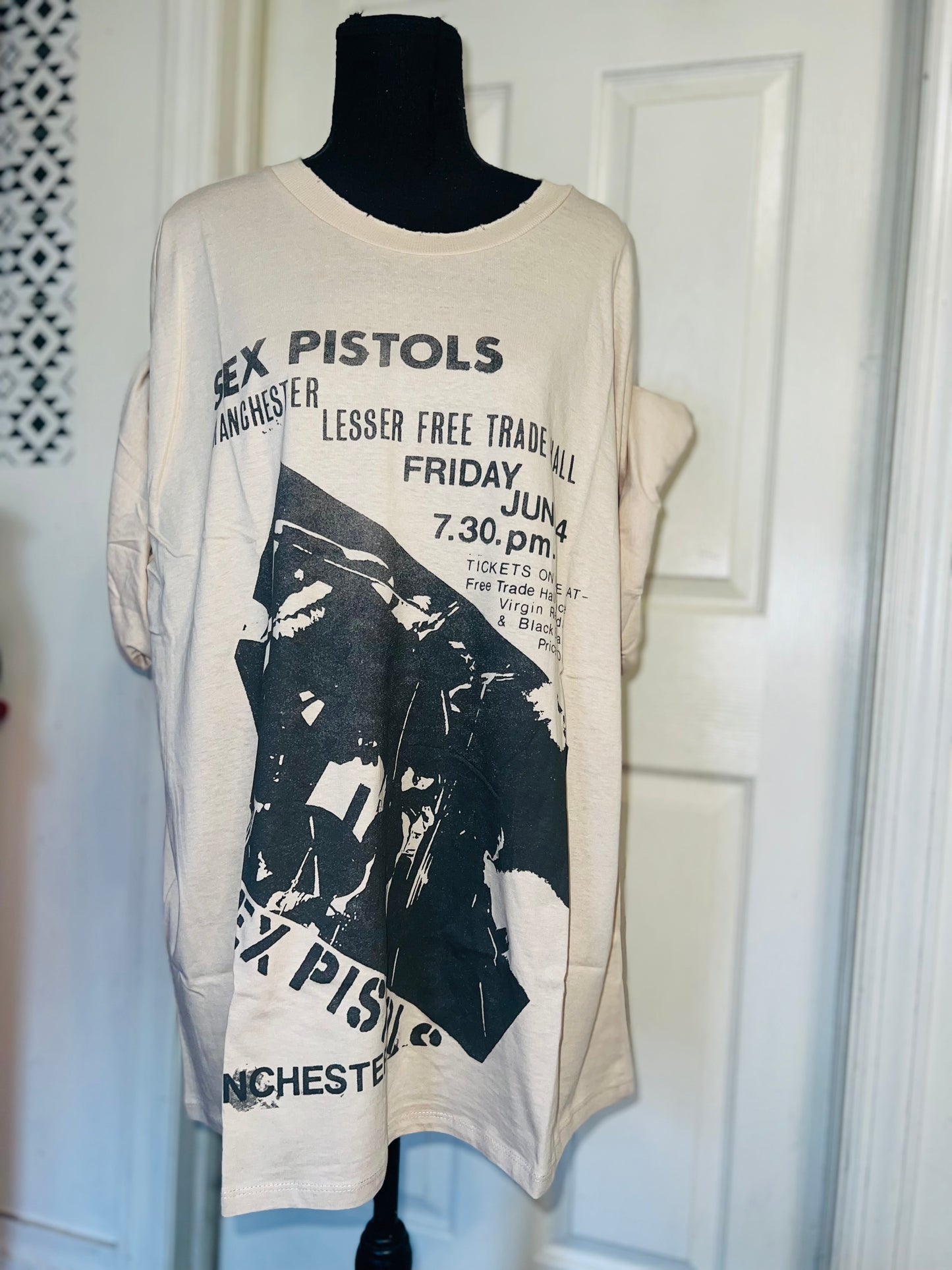 The Sex Pistols Oversized Distressed Tee