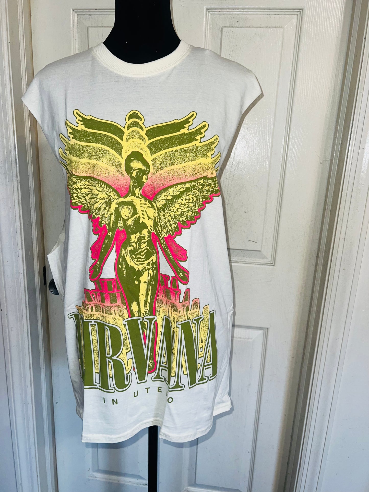 Nirvana Oversized Distressed Tank