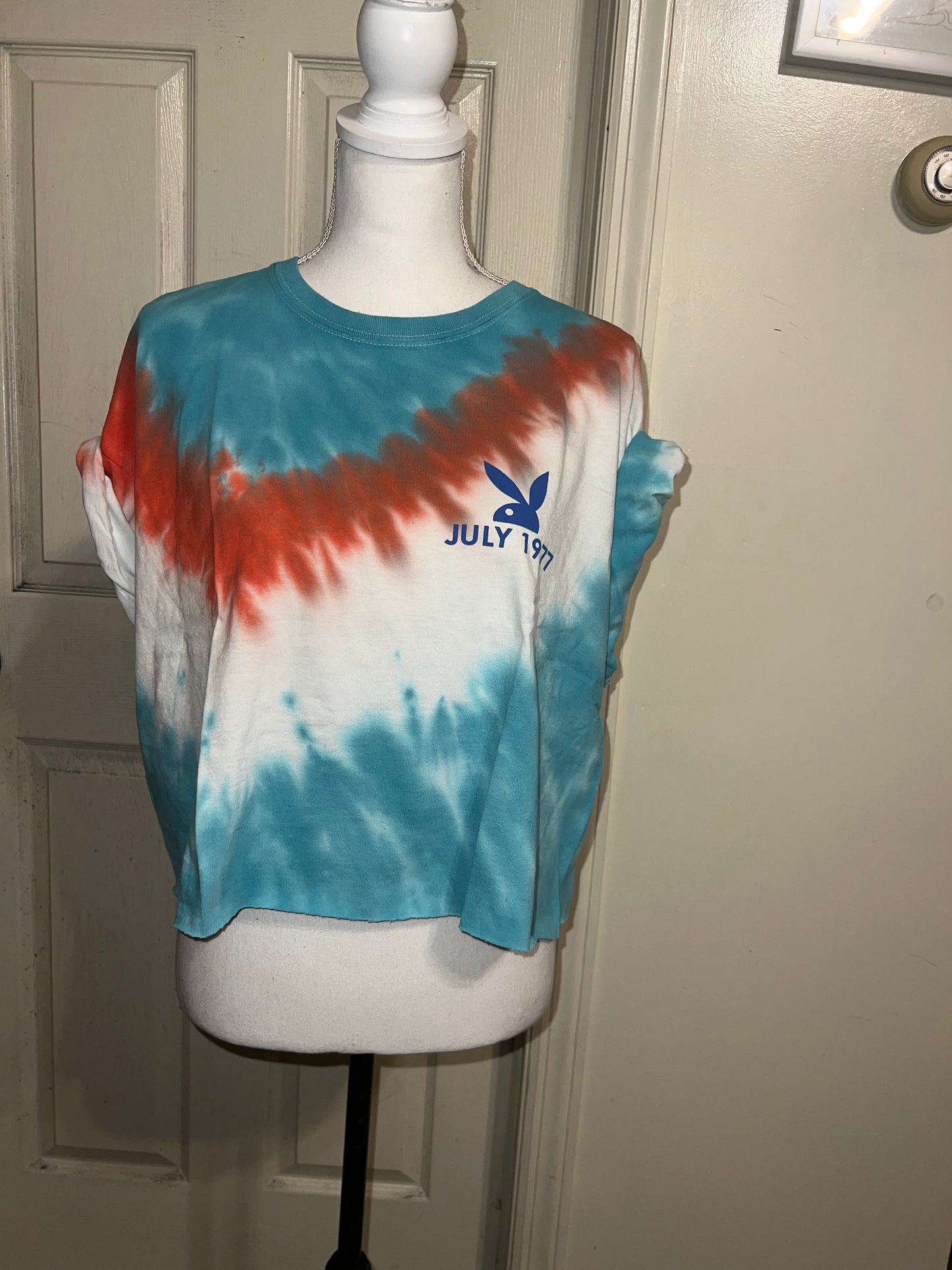 Playboy Double Sided Oversized Cropped Tee