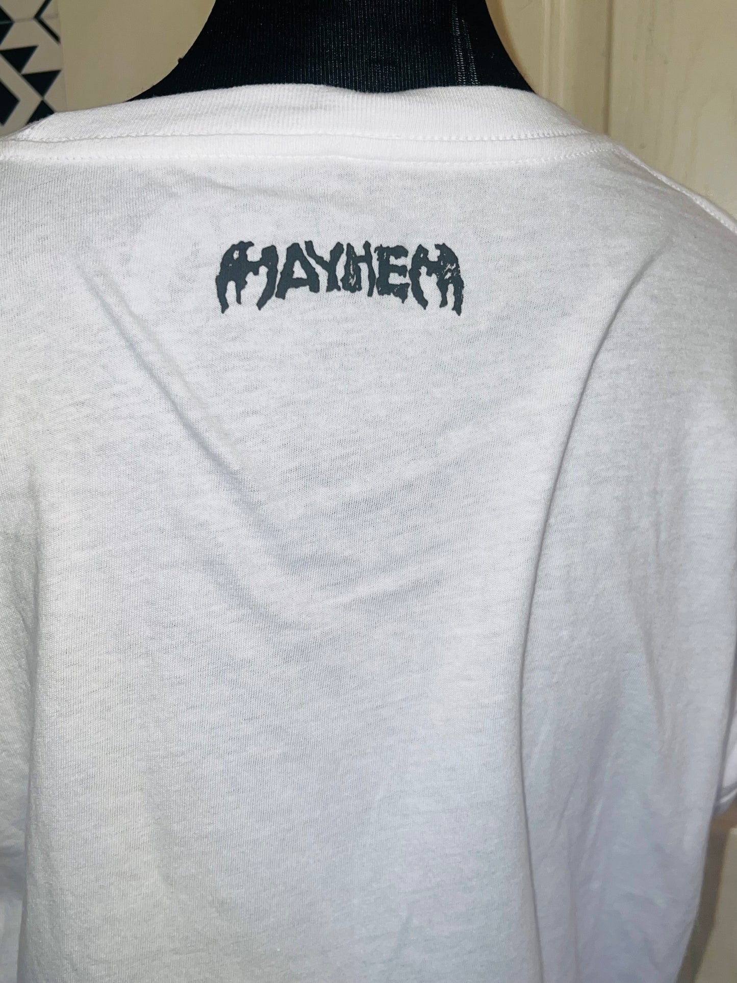 Lady Gaga Oversized Distressed Tee