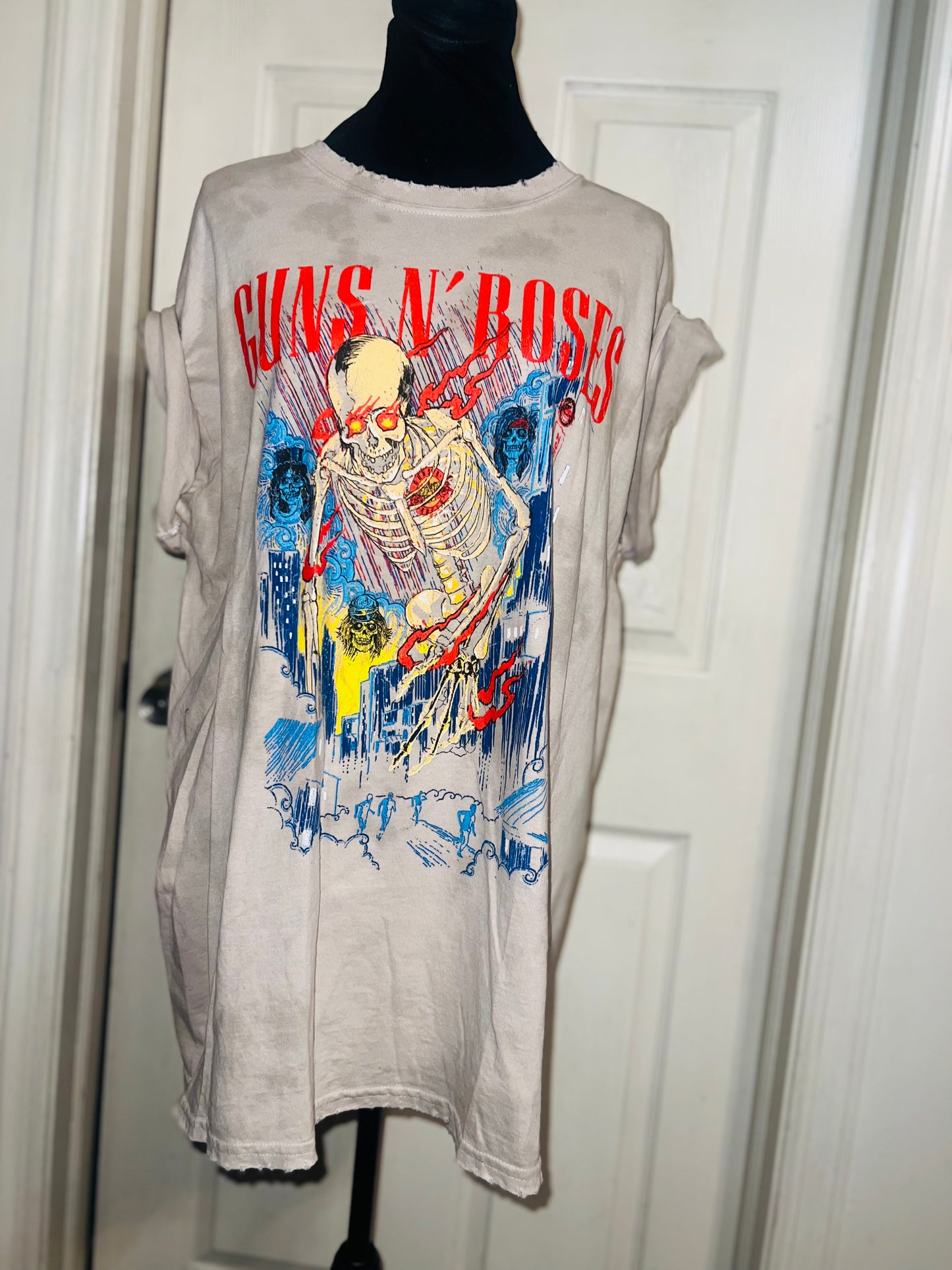 Guns N’ Roses Oversized Distressed Tee