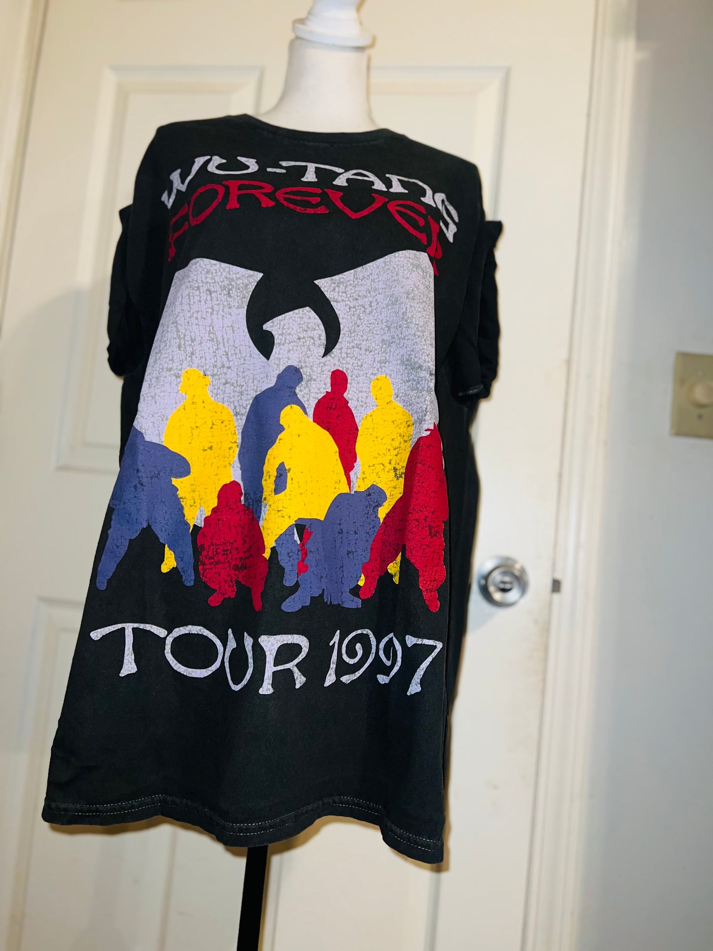 Wu-Tang Clan Oversized Distressed Tee