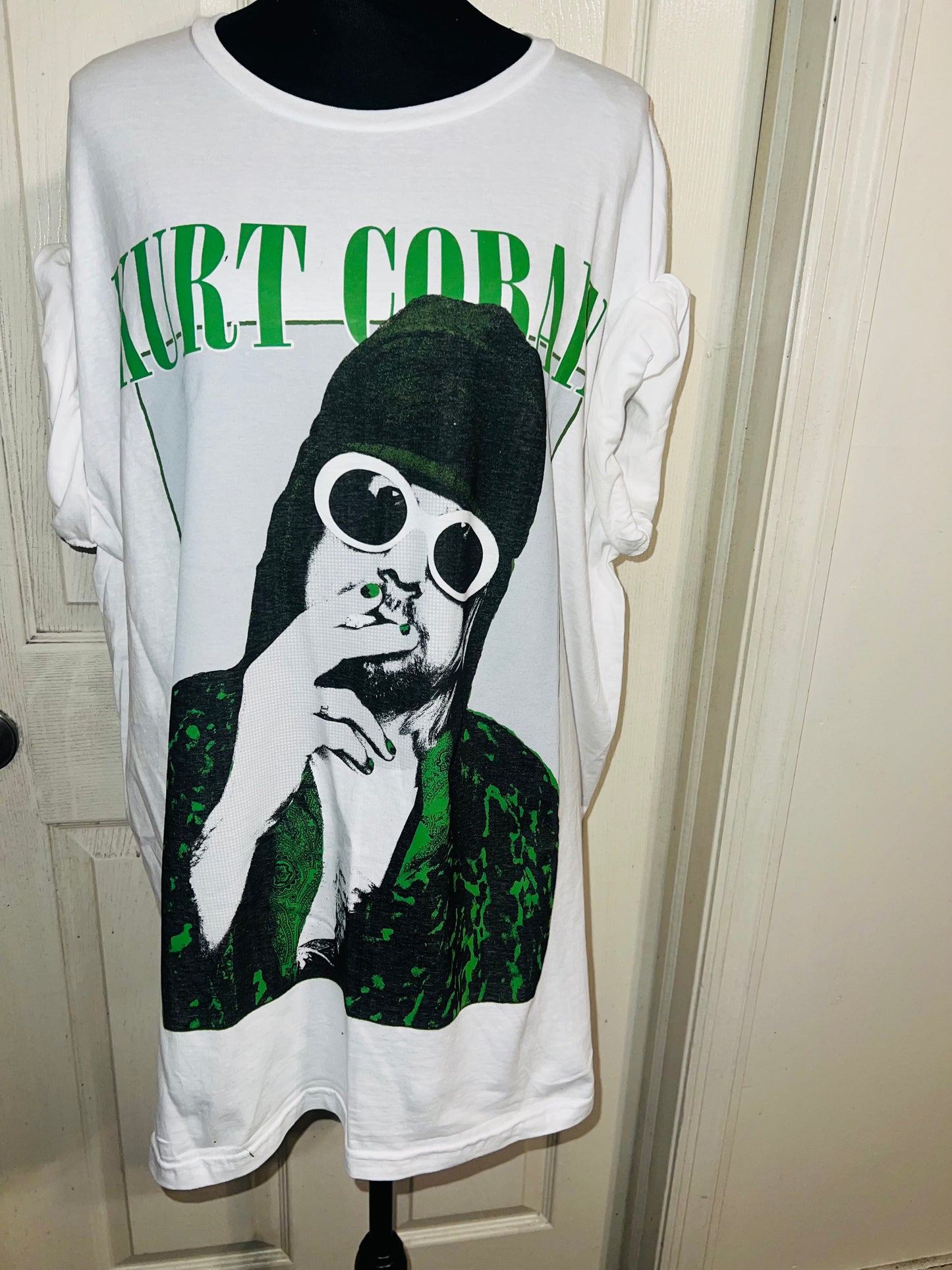 Kurt Cobain Oversized Distressed Tee