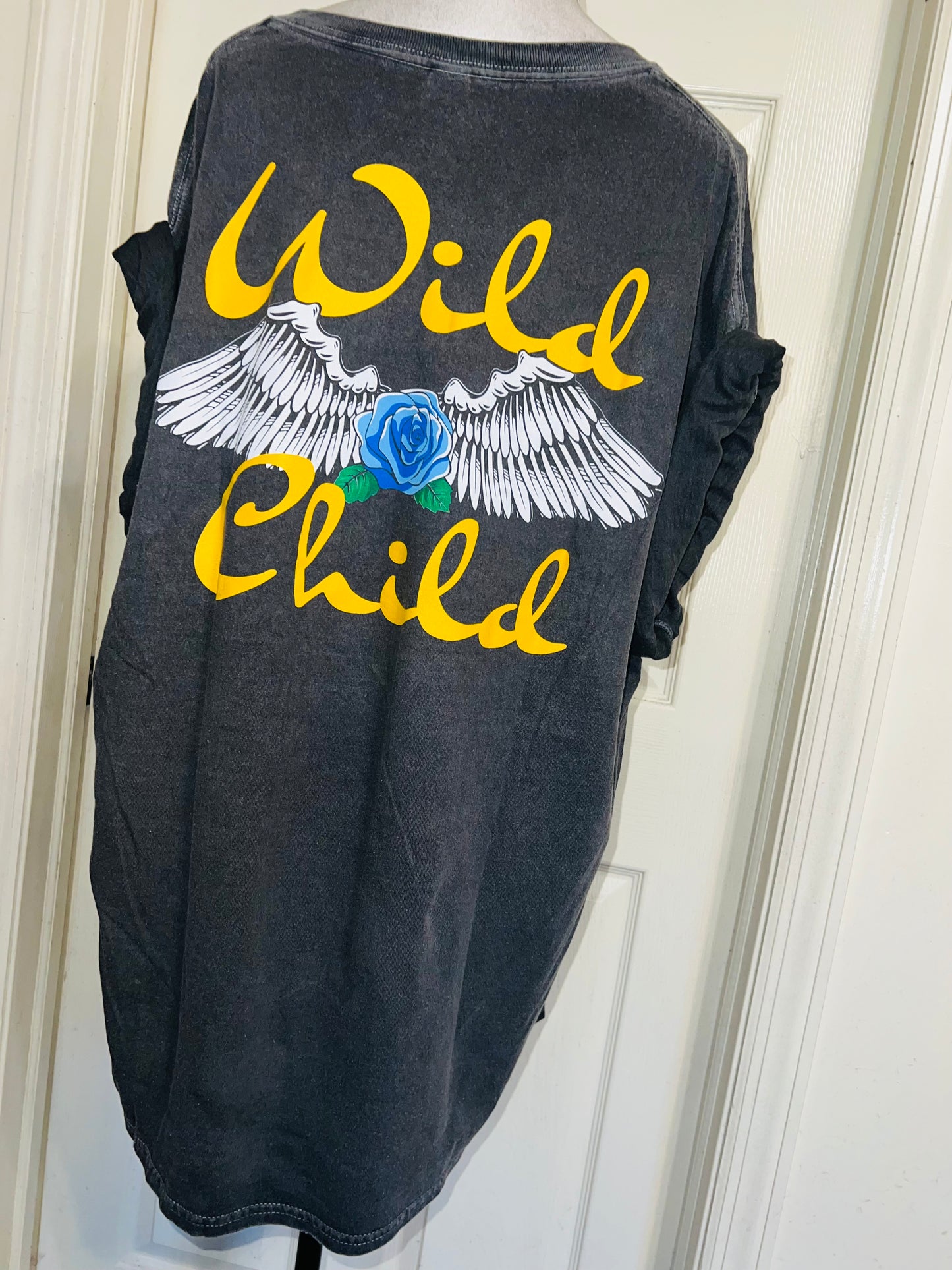 Betty Boop Wild Child Oversized Distressed Tee