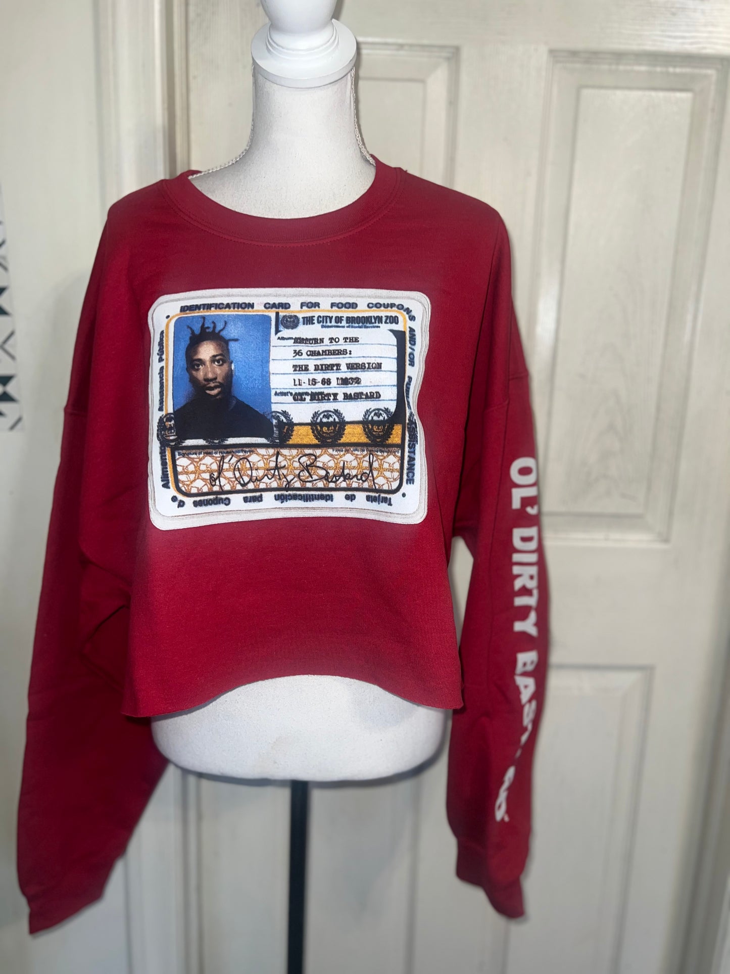 Ol’ Dirty Bastard Oversized Distressed Sweatshirt