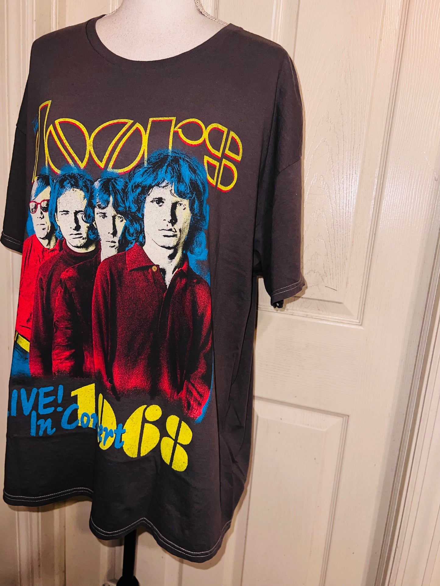 The Doors Double Sided Oversized Distressed Tee