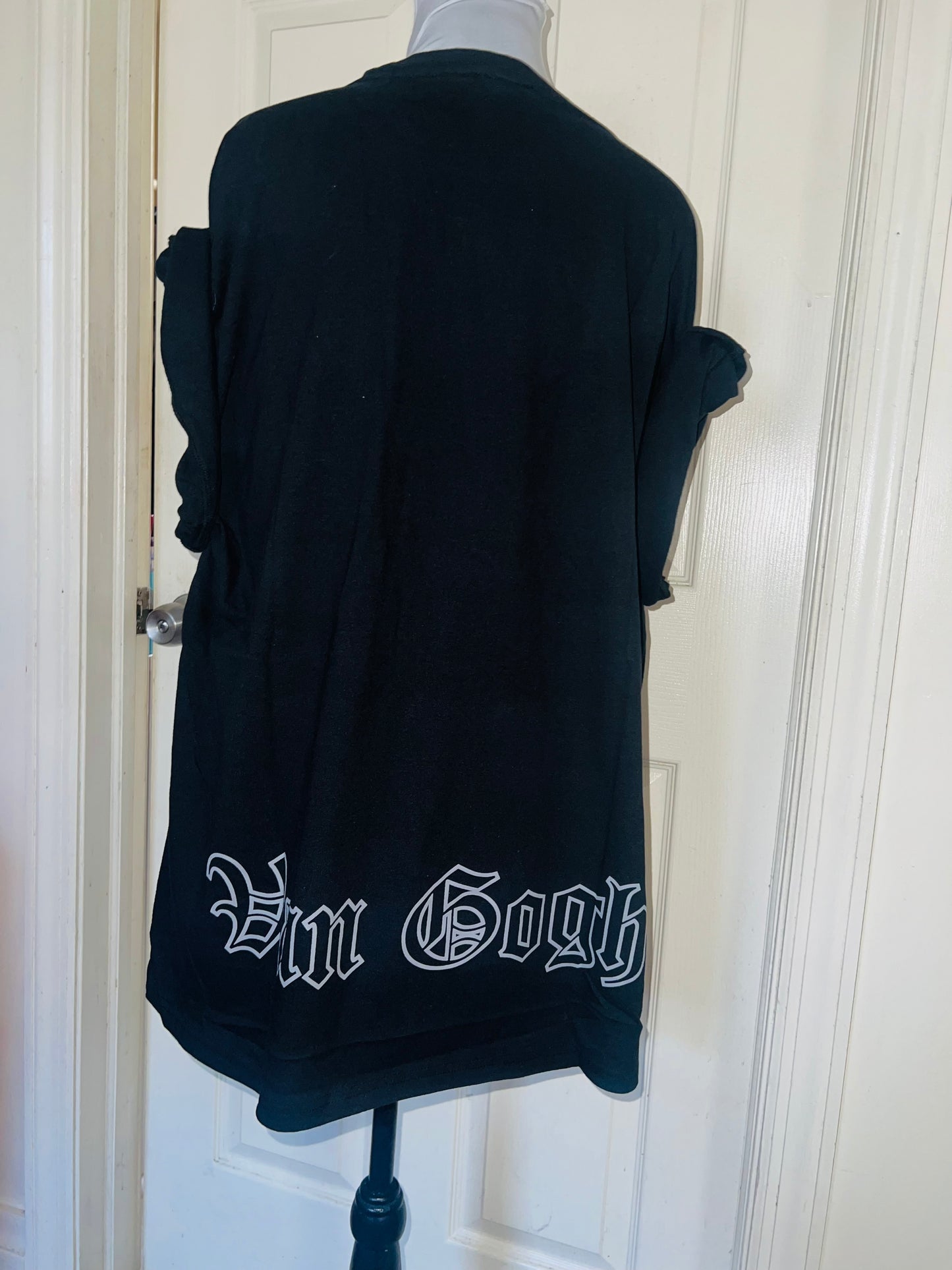 Vincent Van Gogh Oversized Distressed Tee