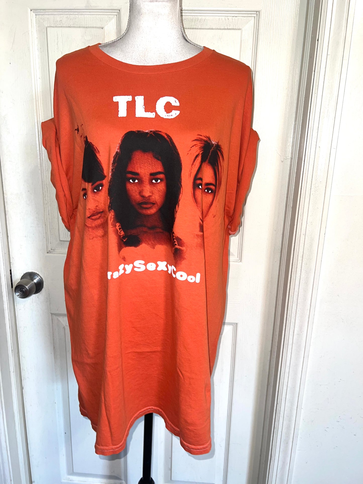 TLC Oversized Distressed Tee
