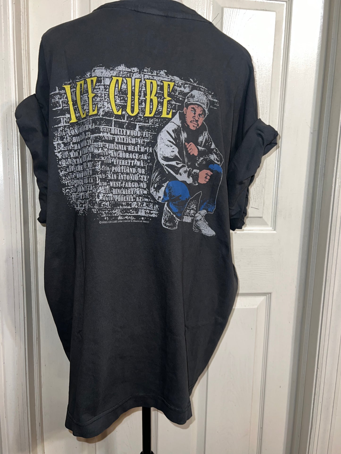 Ice Cube Double Sided Oversized Distressed Tee