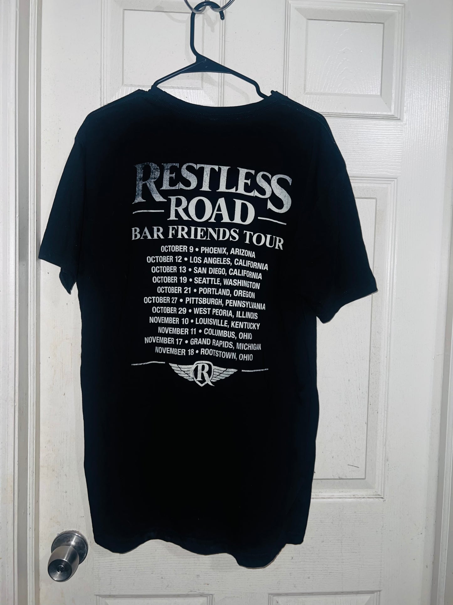 Restless Road Vintage Double Sided Oversized Tee