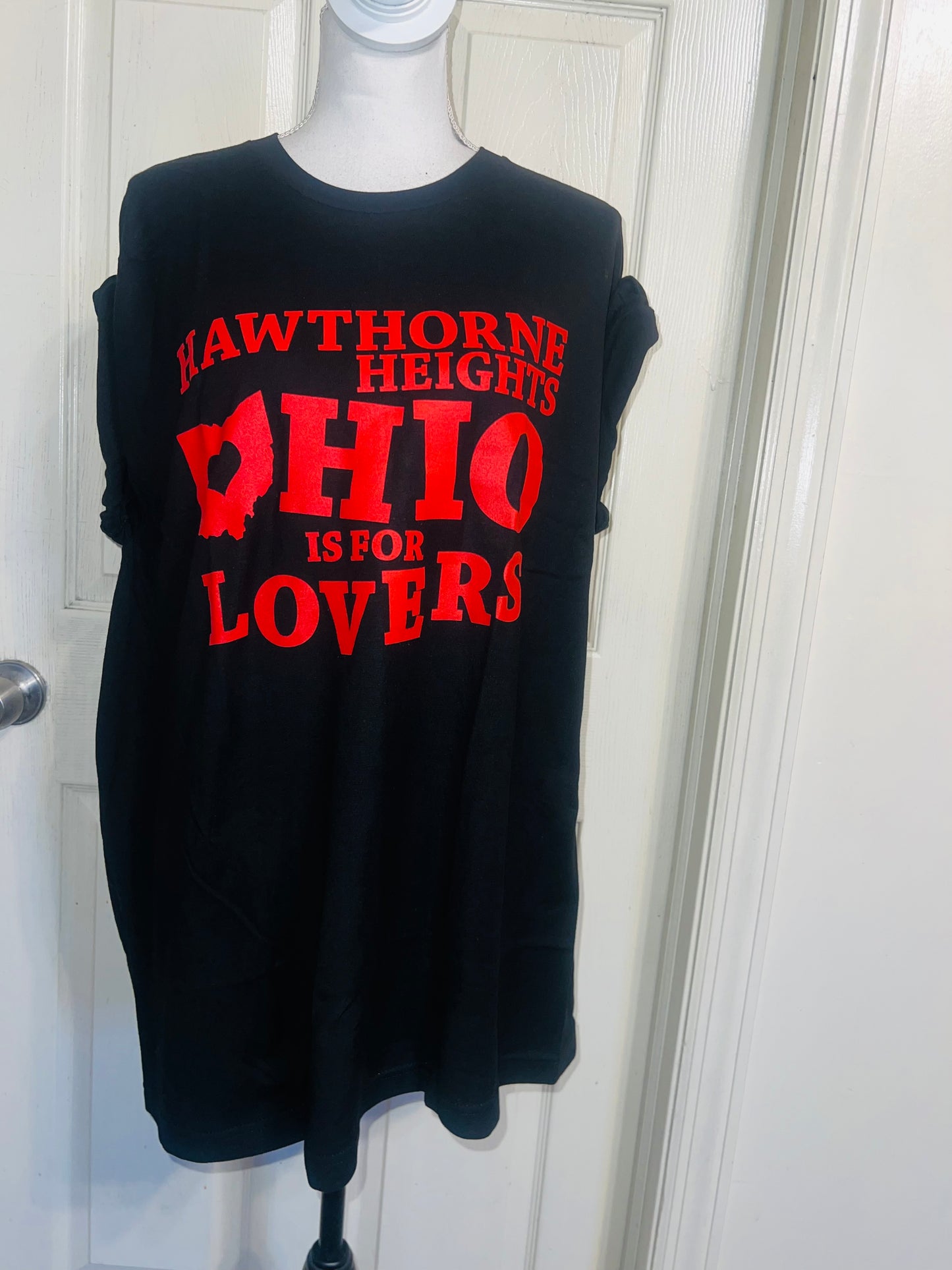 Hawthorne Heights Oversized Distressed Tee